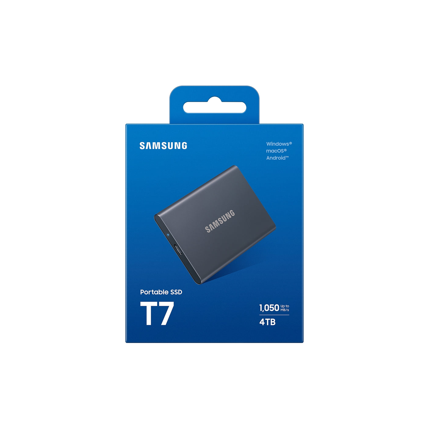 SAMSUNG Portable SSD T7 USB 3.2 4TB Titan Gray