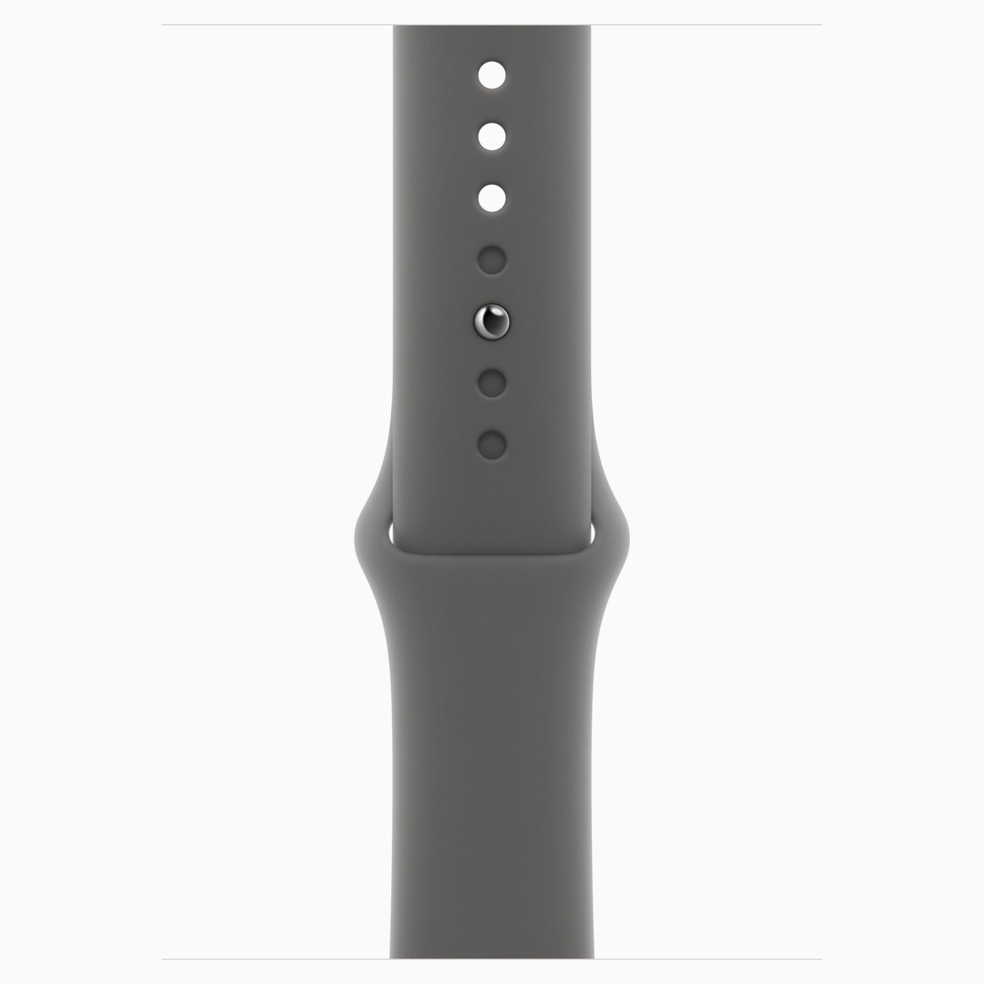 APPLE Watch Series 10 GPS + Cellular, Cassa 42 mm in titanio naturale con Cinturino Sport grigio pietra - S/M