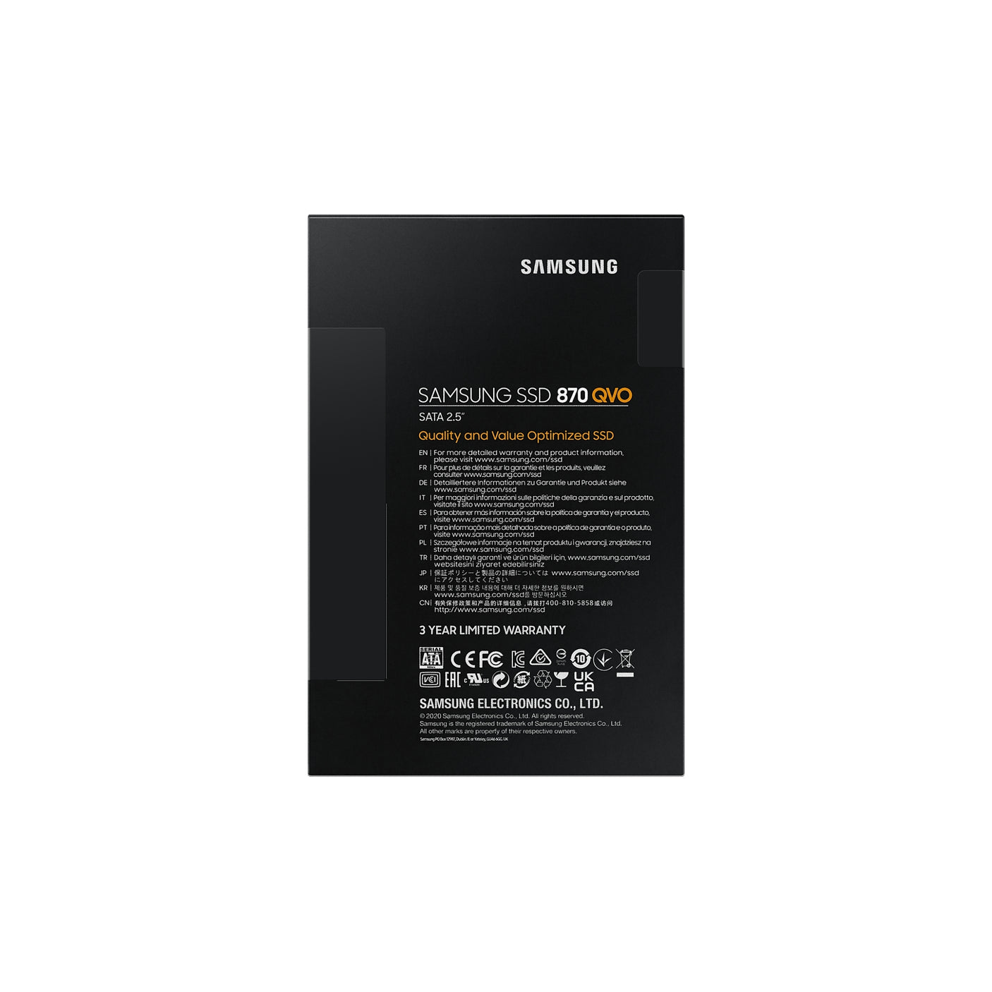 SAMSUNG 870 QVO SATA 2.5" SSD 1TB Black