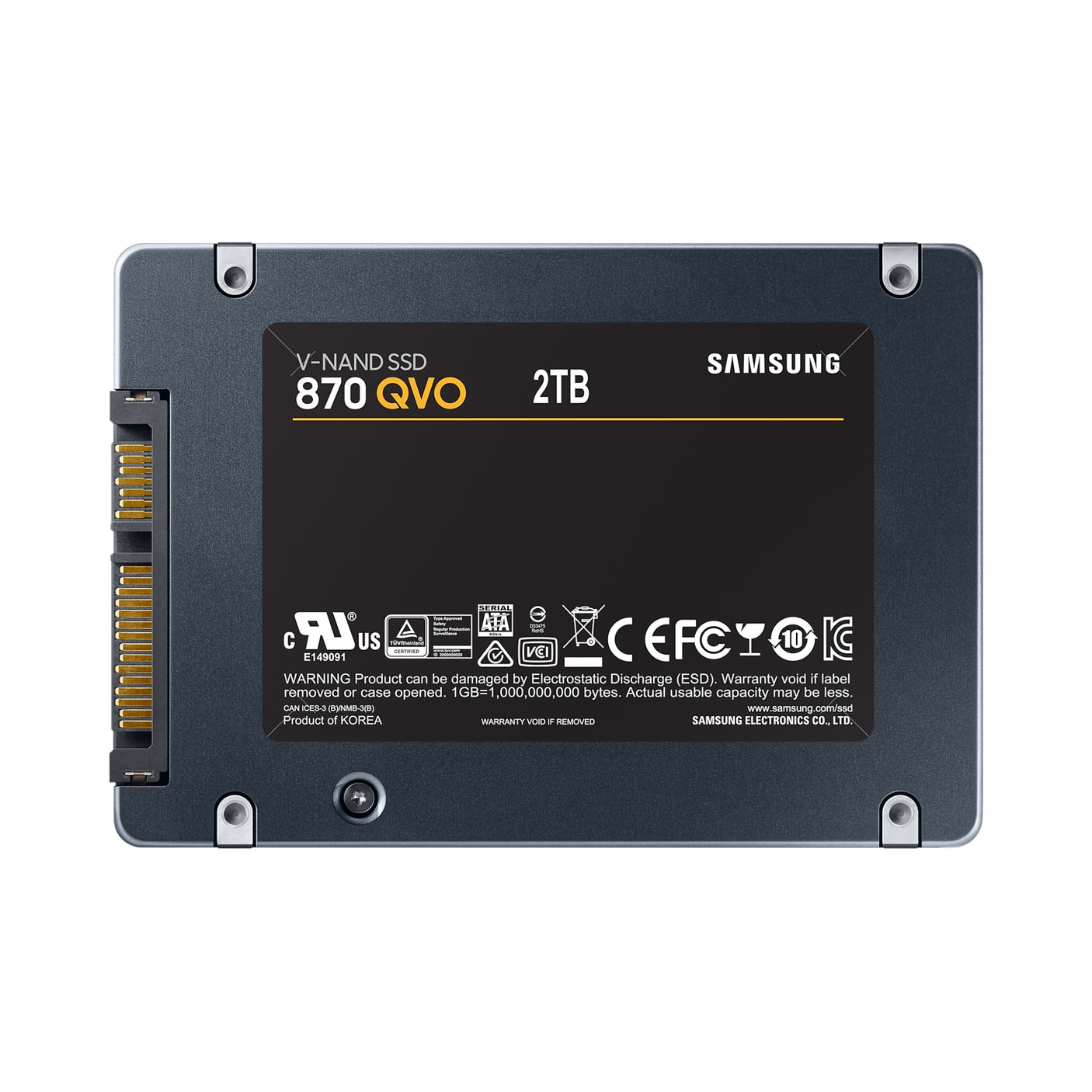 SAMSUNG 870 QVO SATA 2.5" SSD 2TB Black