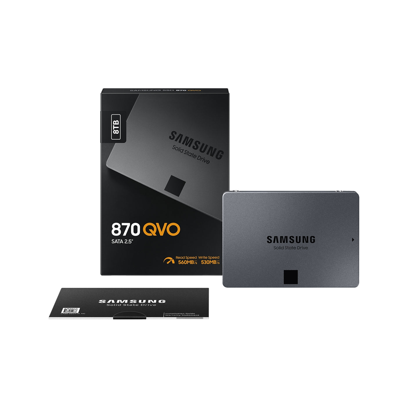 SAMSUNG 870 QVO SATA 2.5" SSD 8TB Black