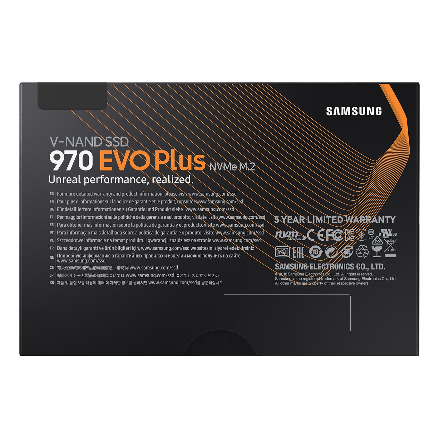 SAMSUNG 970 EVO Plus NVMe M.2 SSD 2TB Black