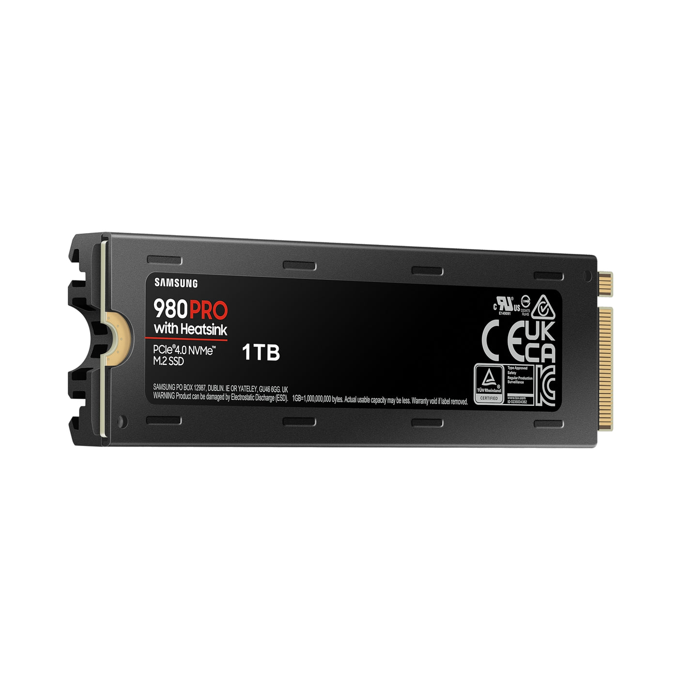 SAMSUNG 980 PRO NVMe 1TB con Dissipatore di calore, SSD interno Black