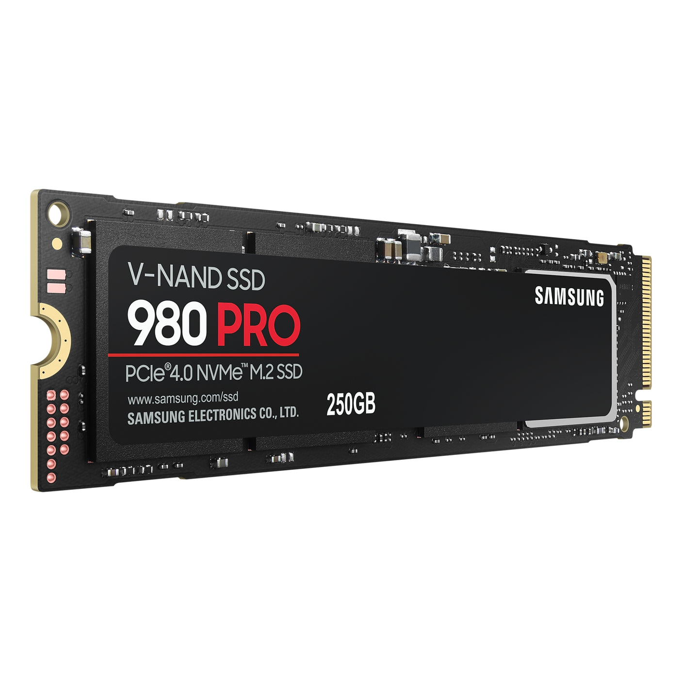 SAMSUNG 980 PRO NVMe M.2 SSD 250GB, SSD interno Black