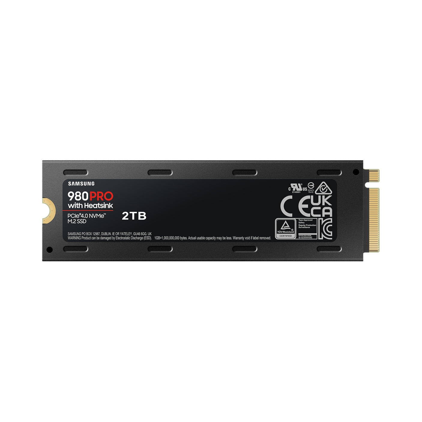 SAMSUNG 980 PRO NVMe 2TB con Dissipatore di calore, SSD interno Black
