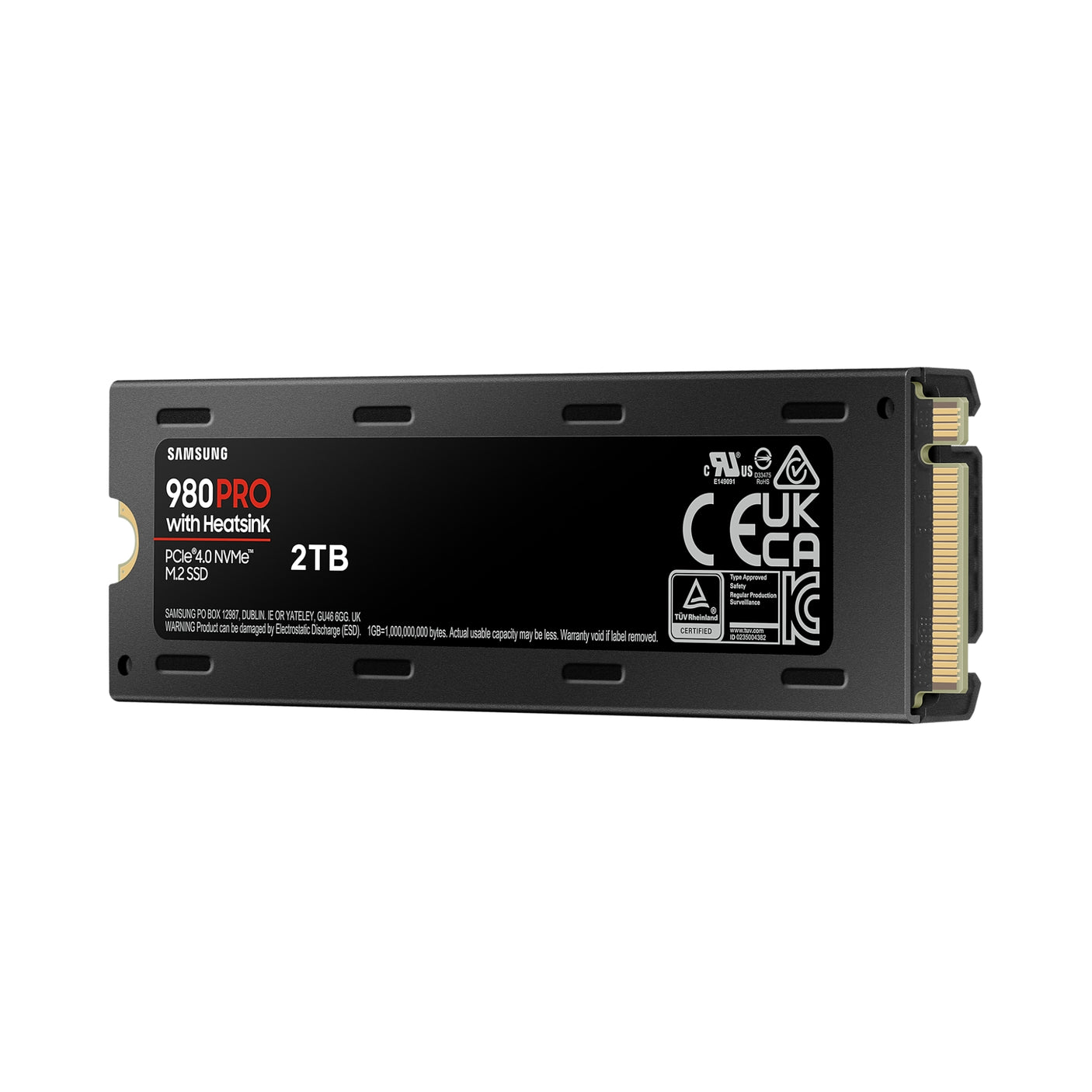 SAMSUNG 980 PRO NVMe 2TB con Dissipatore di calore, SSD interno Black