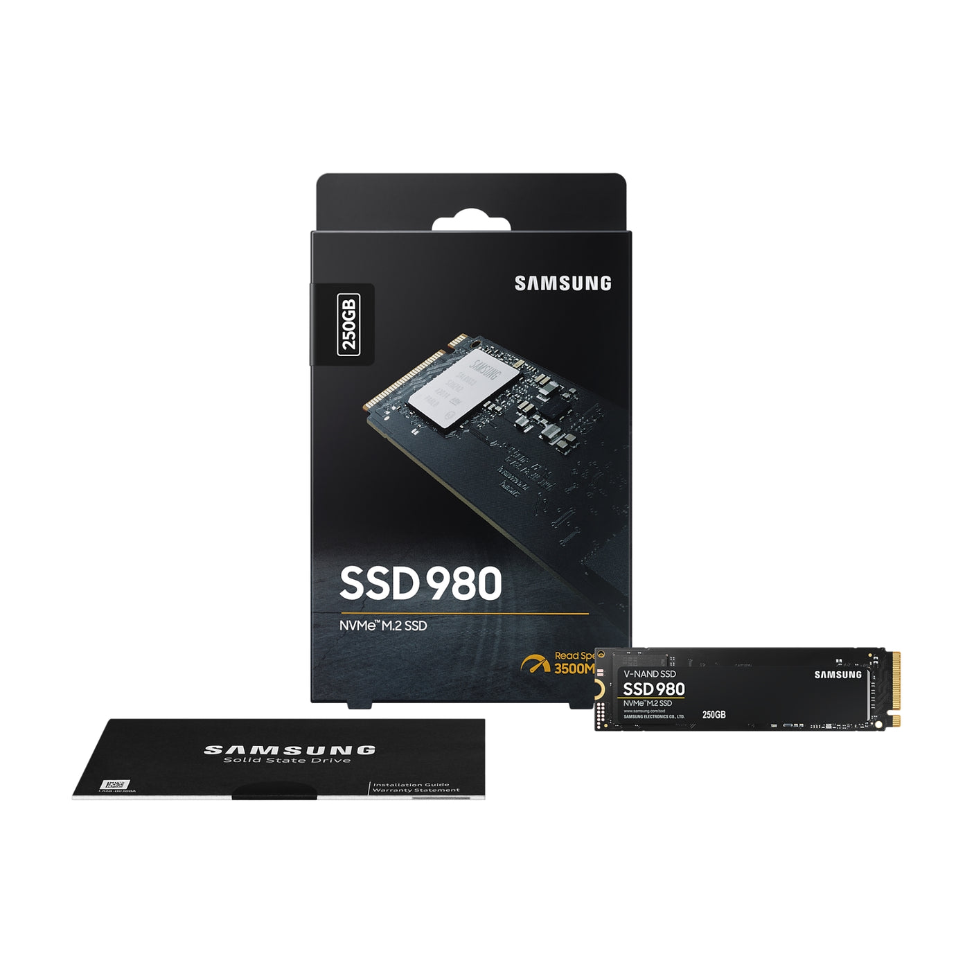 SAMSUNG 980 NVMe M.2 SSD 250GB Black