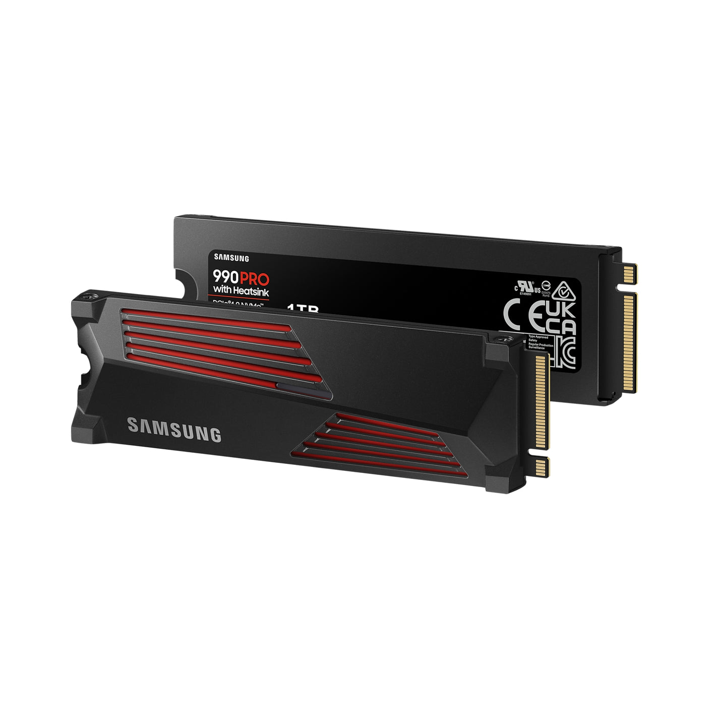 SAMSUNG 990 PRO NVMe 1TB con Dissipatore di calore, SSD interno Black
