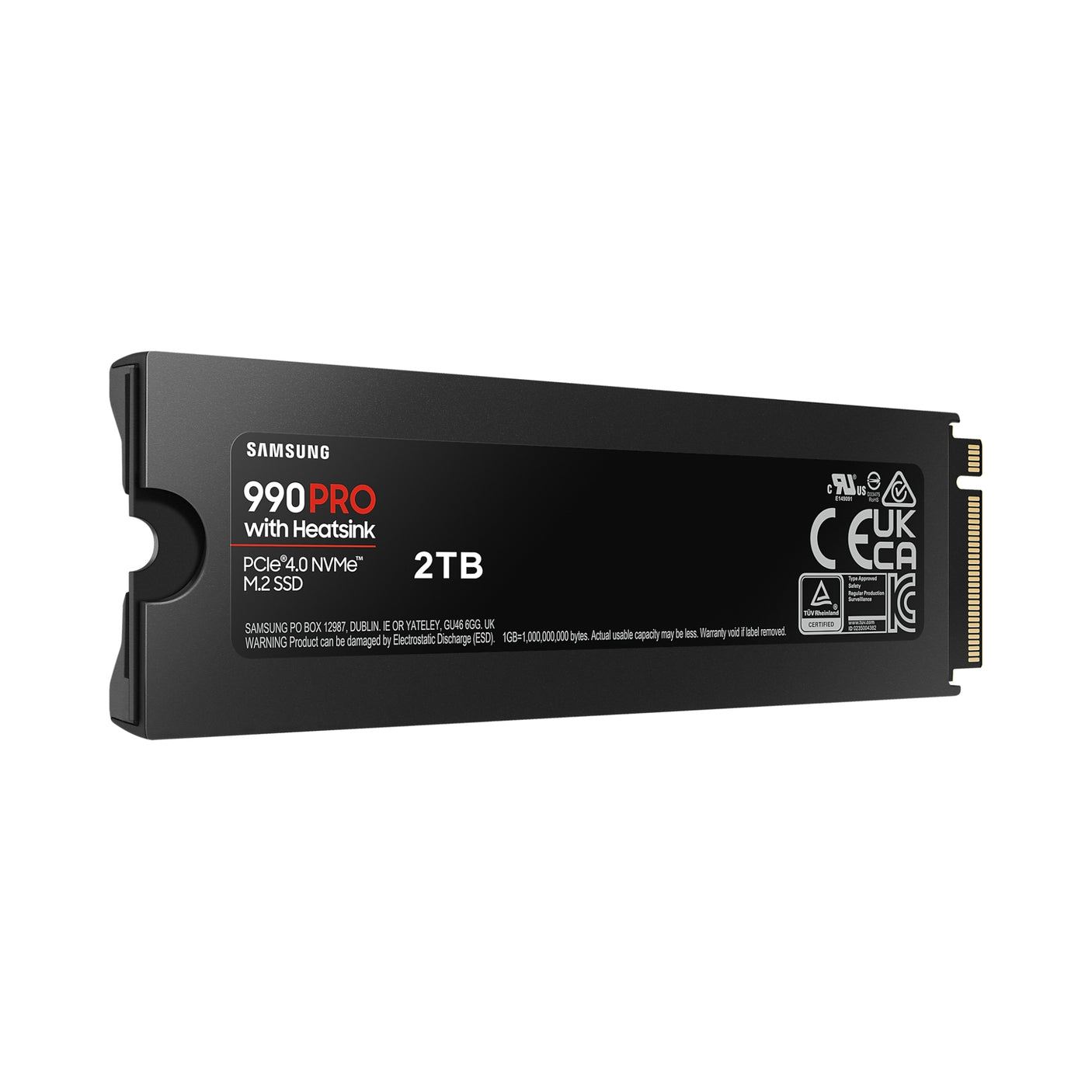 SAMSUNG 990 PRO NVMe 2TB con Dissipatore di calore, SSD interno Black