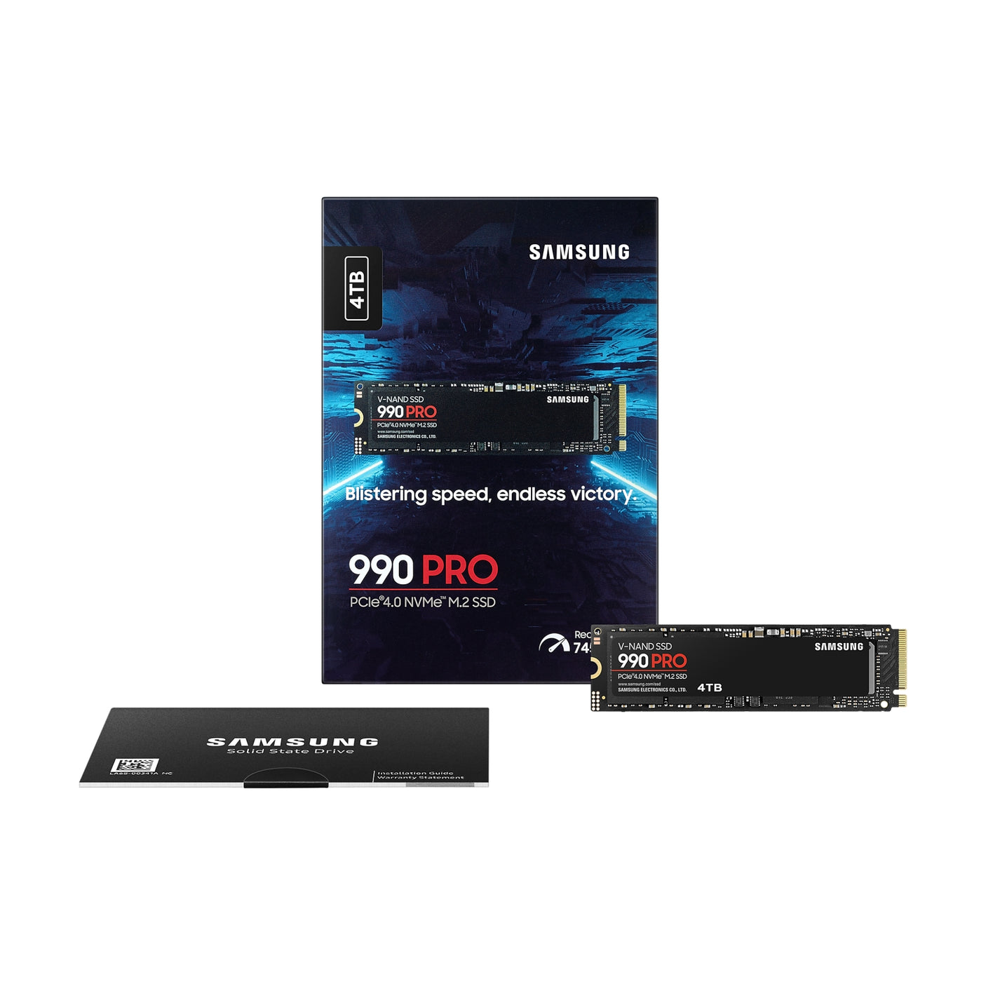 SAMSUNG 990 PRO NVMe M.2 SSD 4TB Black