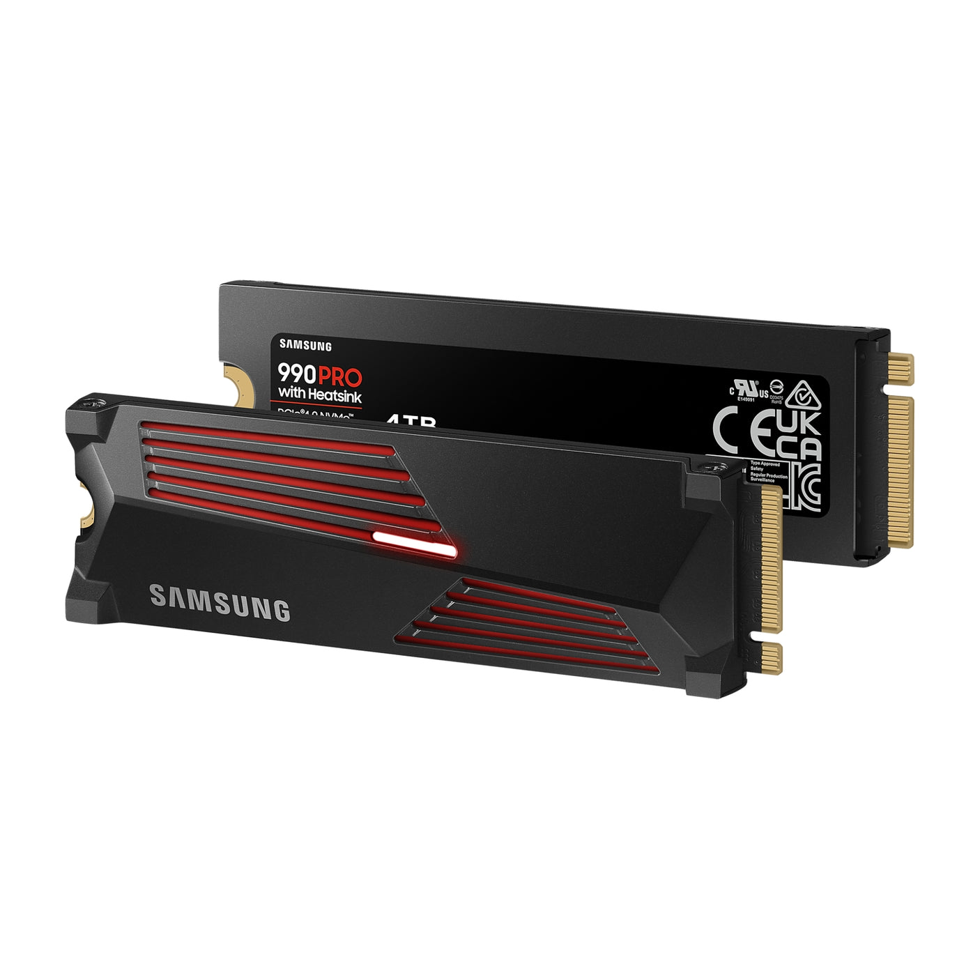 SAMSUNG 990 PRO NVMe 4TB con Dissipatore di calore, SSD interno Black