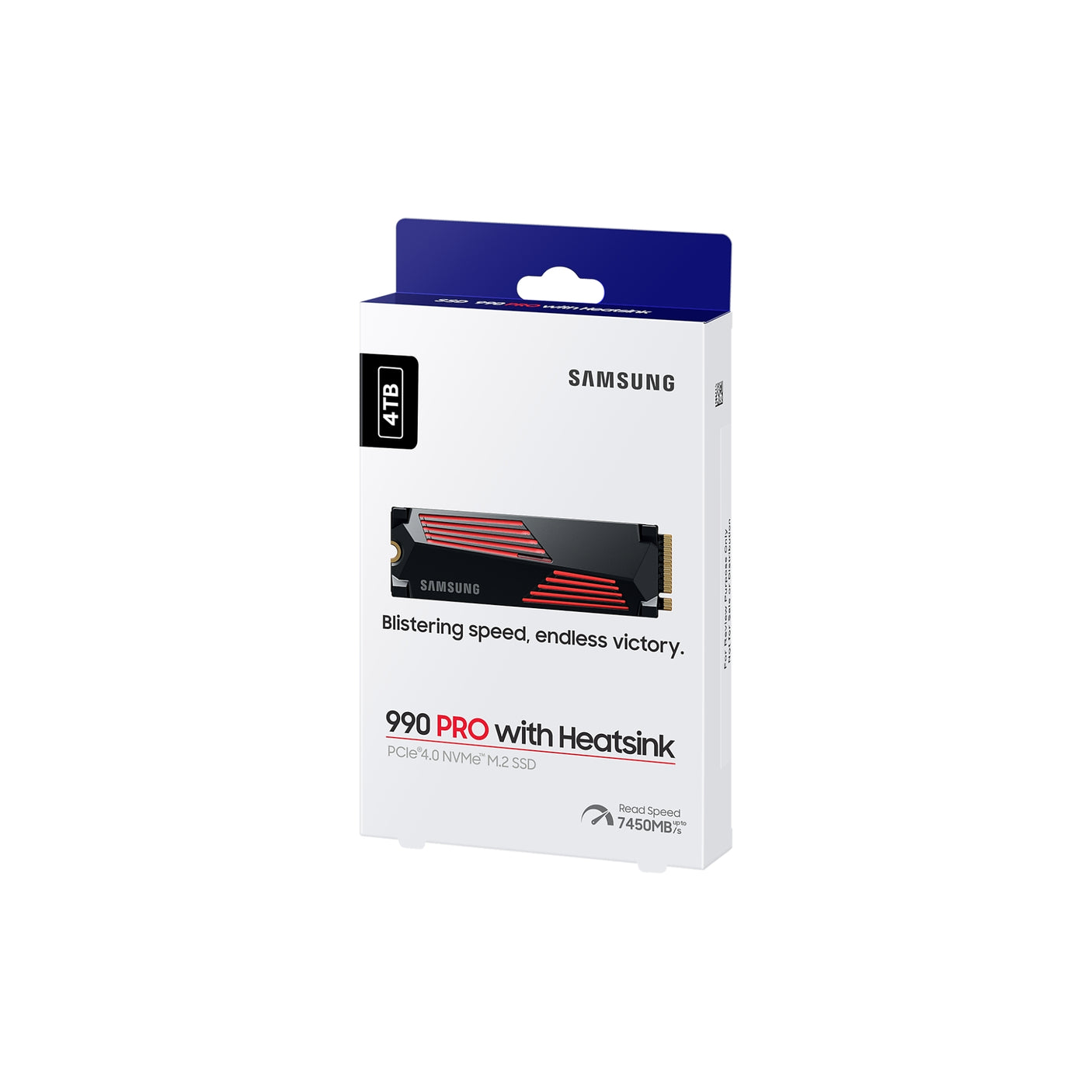 SAMSUNG 990 PRO NVMe 4TB con Dissipatore di calore, SSD interno Black