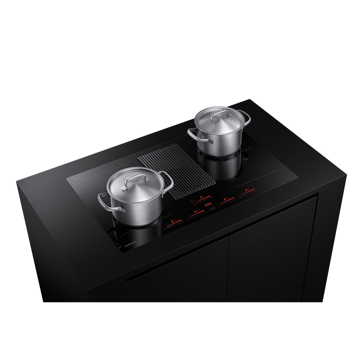 SAMSUNG Piano a induzione con cappa integrata aspirante Infinite Line 80cm NZ84T9747UK