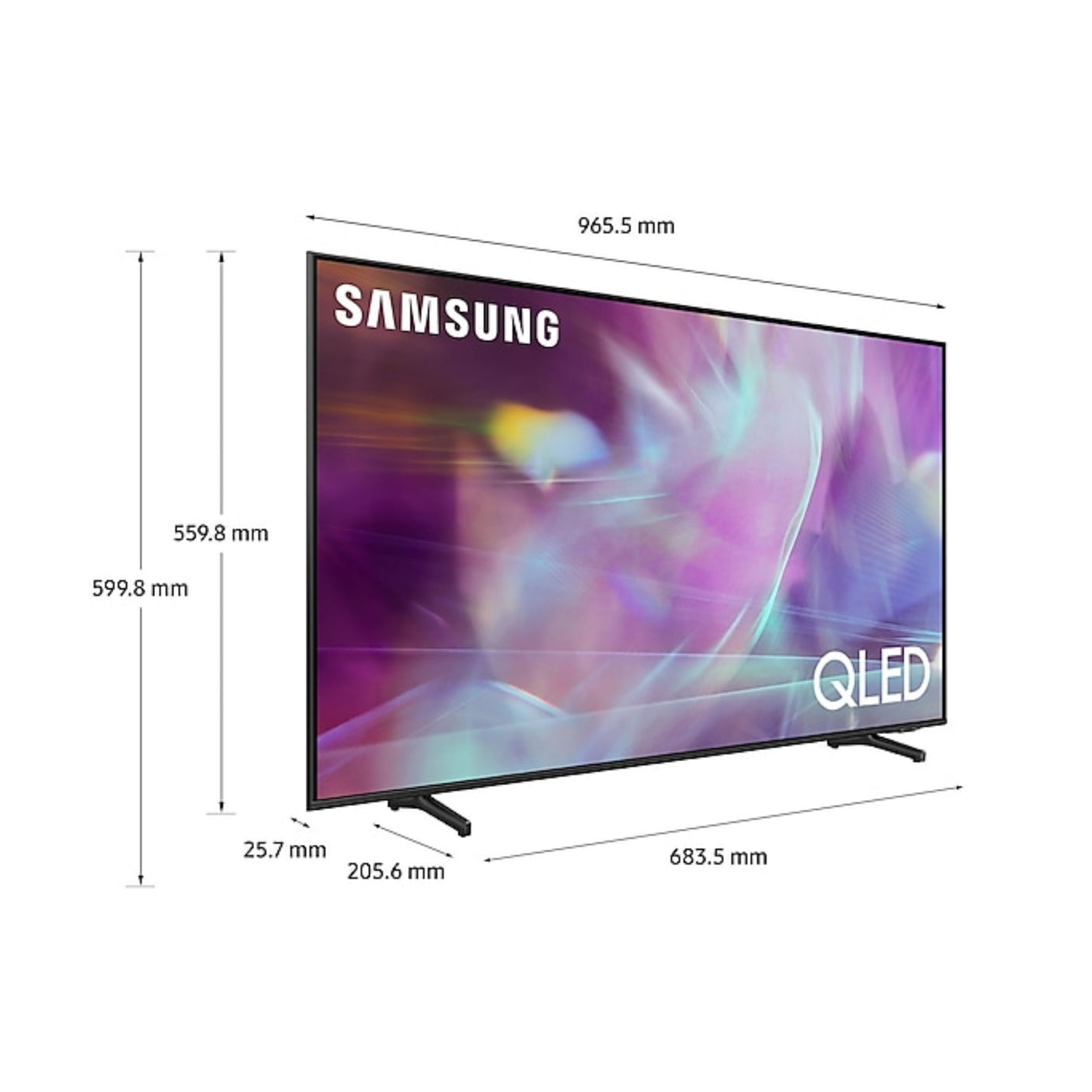 SAMSUNG TV QLED 4K 43" Q60A 2021