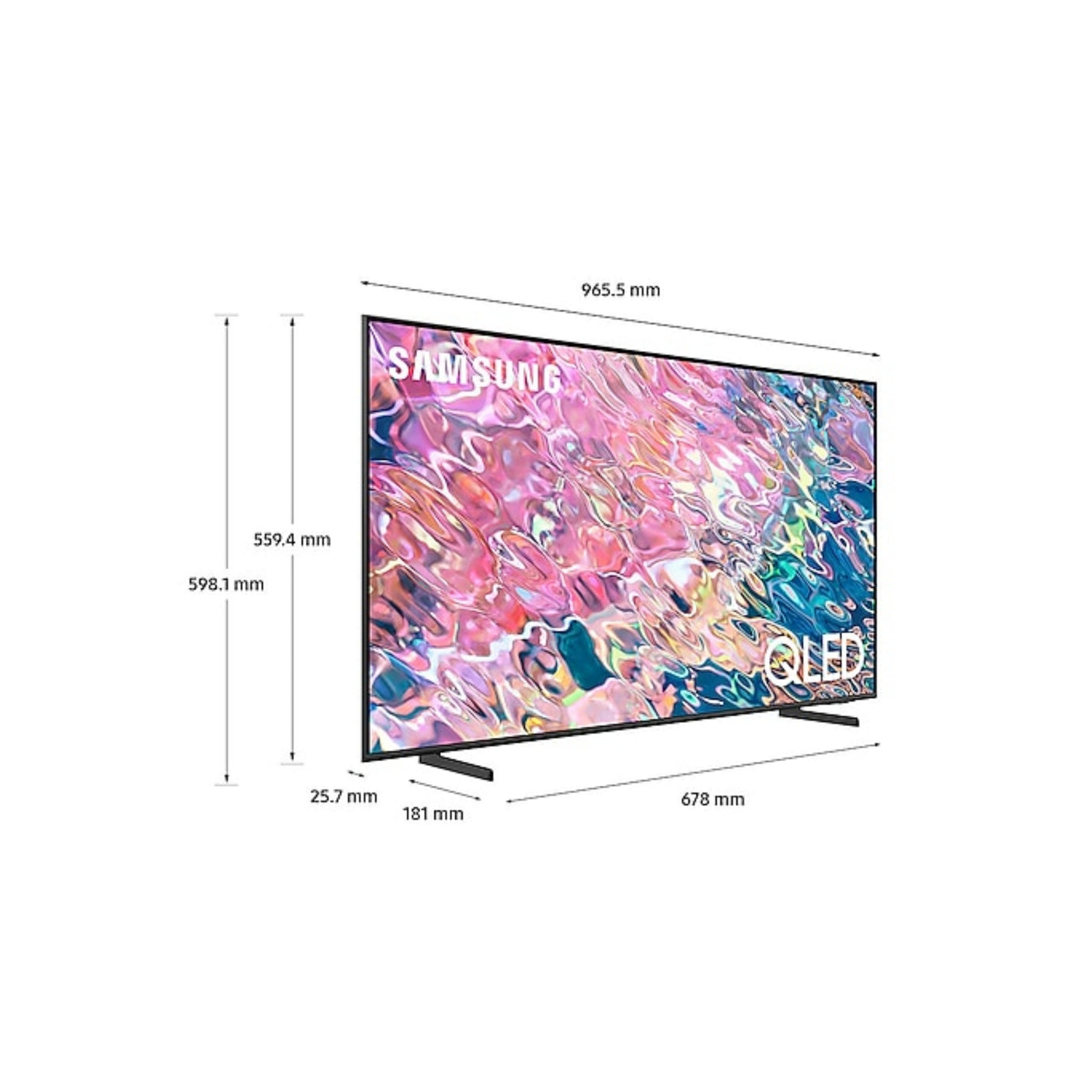 SAMSUNG QLED 4K 43" Q60B TV 2022
