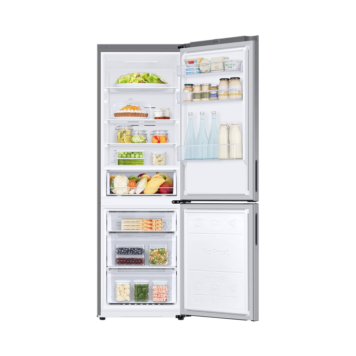 SAMSUNG Frigorifero Combinato EcoFlex 1.85m 344L Silver (RB33B610ESA/EF)