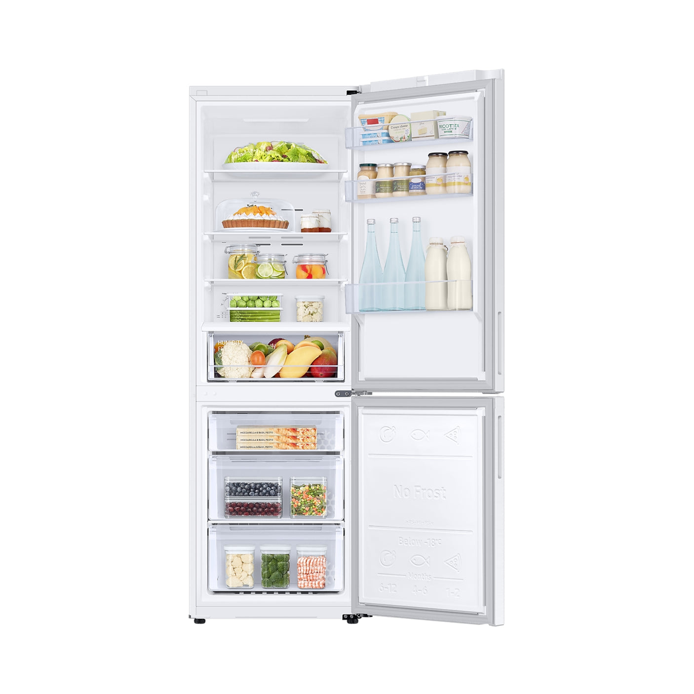SAMSUNG Frigorifero Combinato EcoFlex 1.85m 344L White (RB33B610EWW/EF)