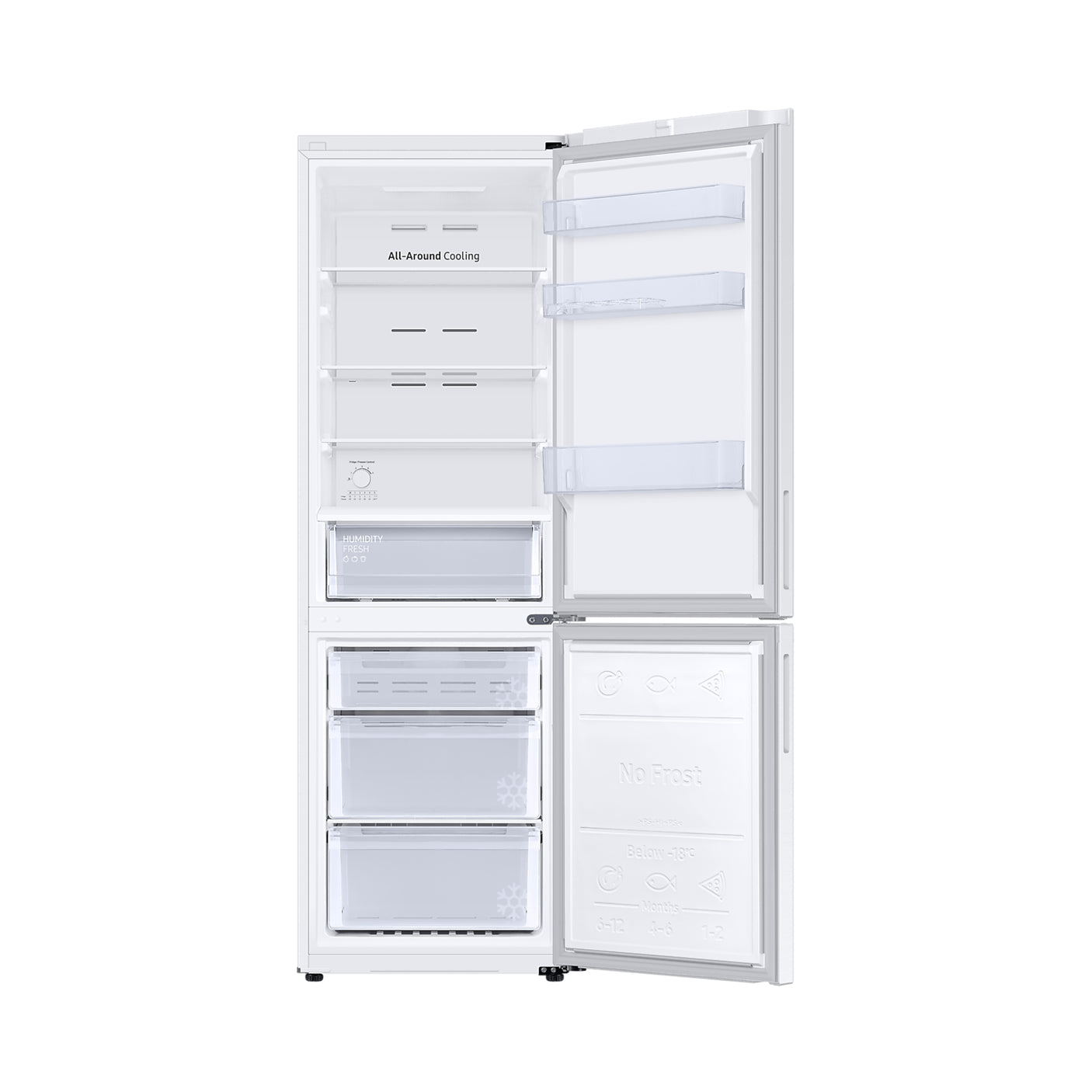 SAMSUNG Frigorifero Combinato EcoFlex 1.85m 344L White (RB33B610FWW/EF)