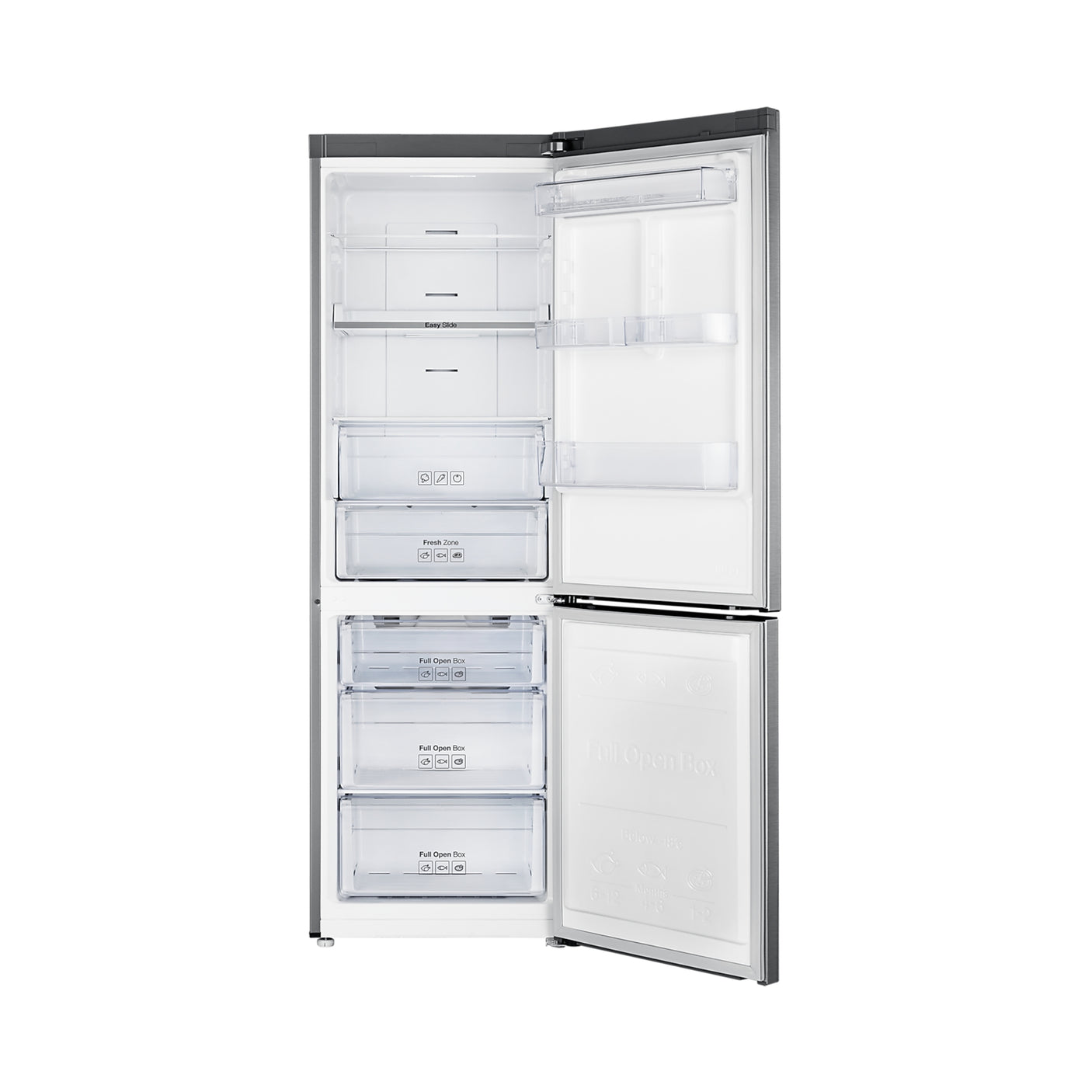 SAMSUNG Frigorifero Combinato Smart Line 339L Silver (RB33J3205SA/EF)