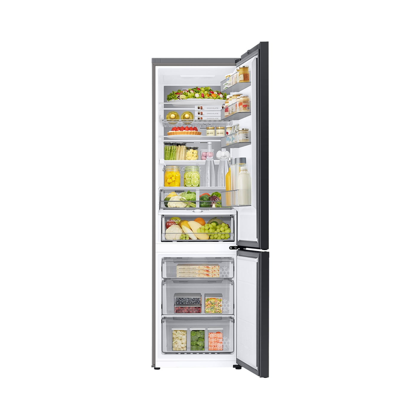 SAMSUNG Frigorifero Combinato BESPOKE 2m Classe A -10% Silver (RB38A7CGTS9/EF)