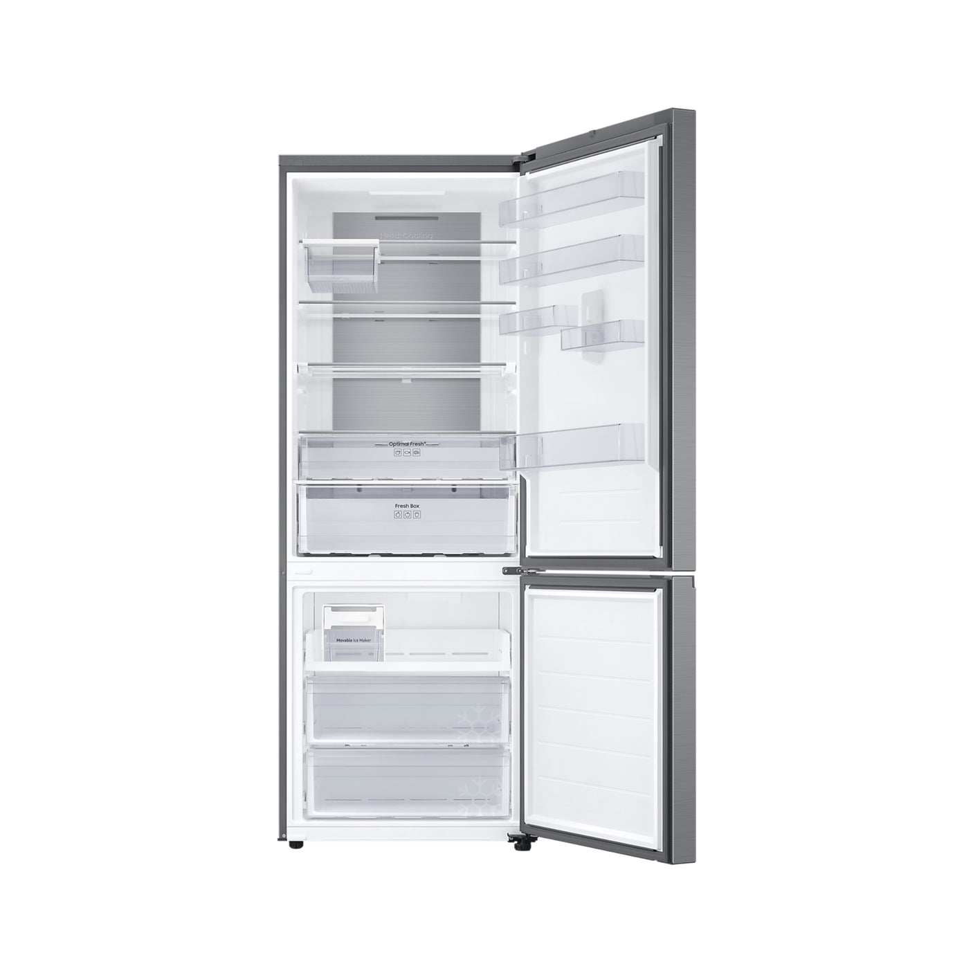 SAMSUNG Frigorifero Combinato FIRST 75 AI largo 75cm Total No Frost 538L Metal Inox (RB53DG706CS9EF)