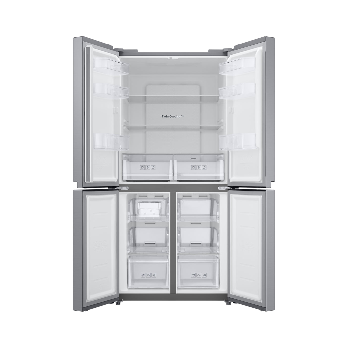 SAMSUNG Frigorifero 4 Porte Slim 488L Silver (RF48A400EM9/EF)