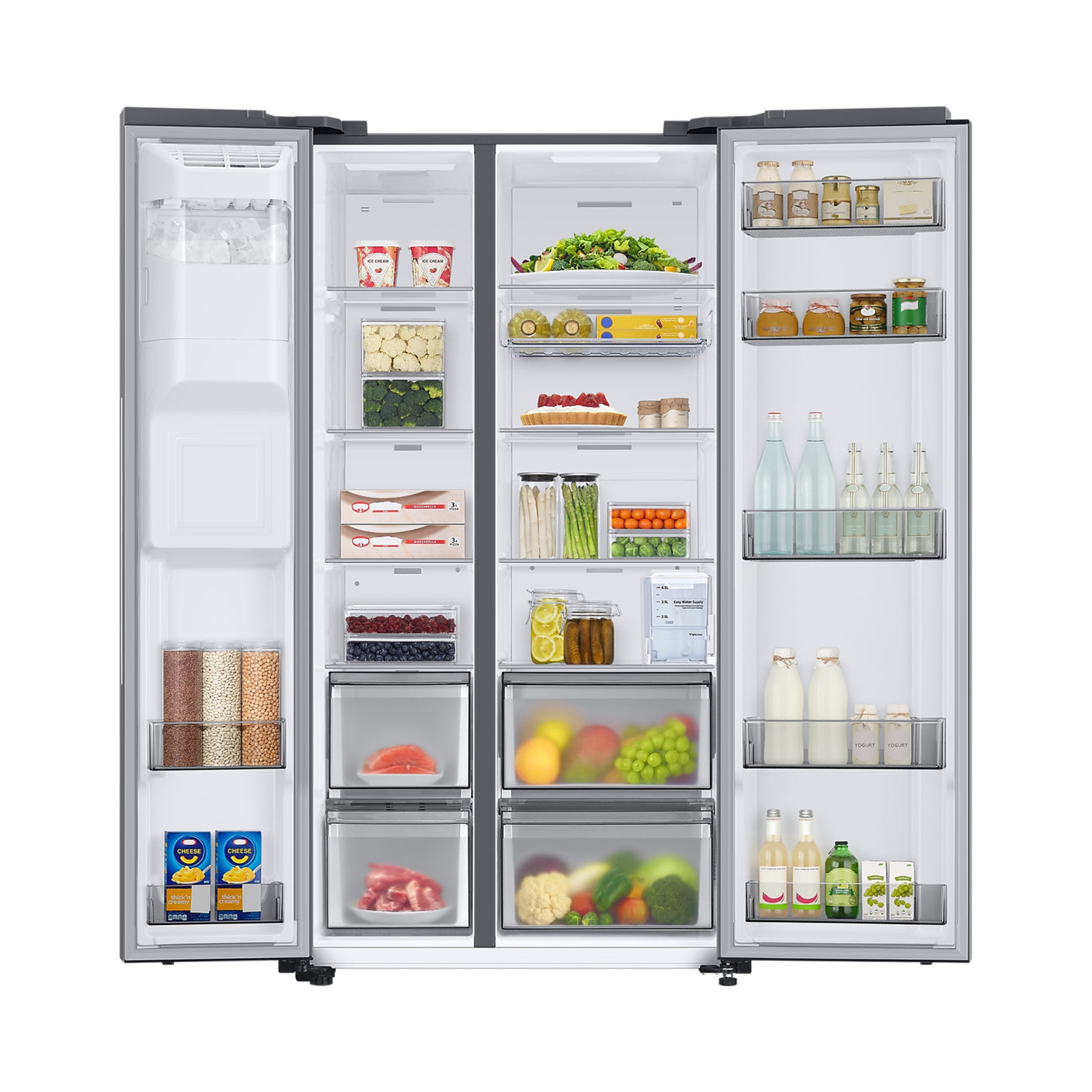 SAMSUNG Frigorifero Side by Side Serie 8000 634L Silver (RS68A8530S9/EF)