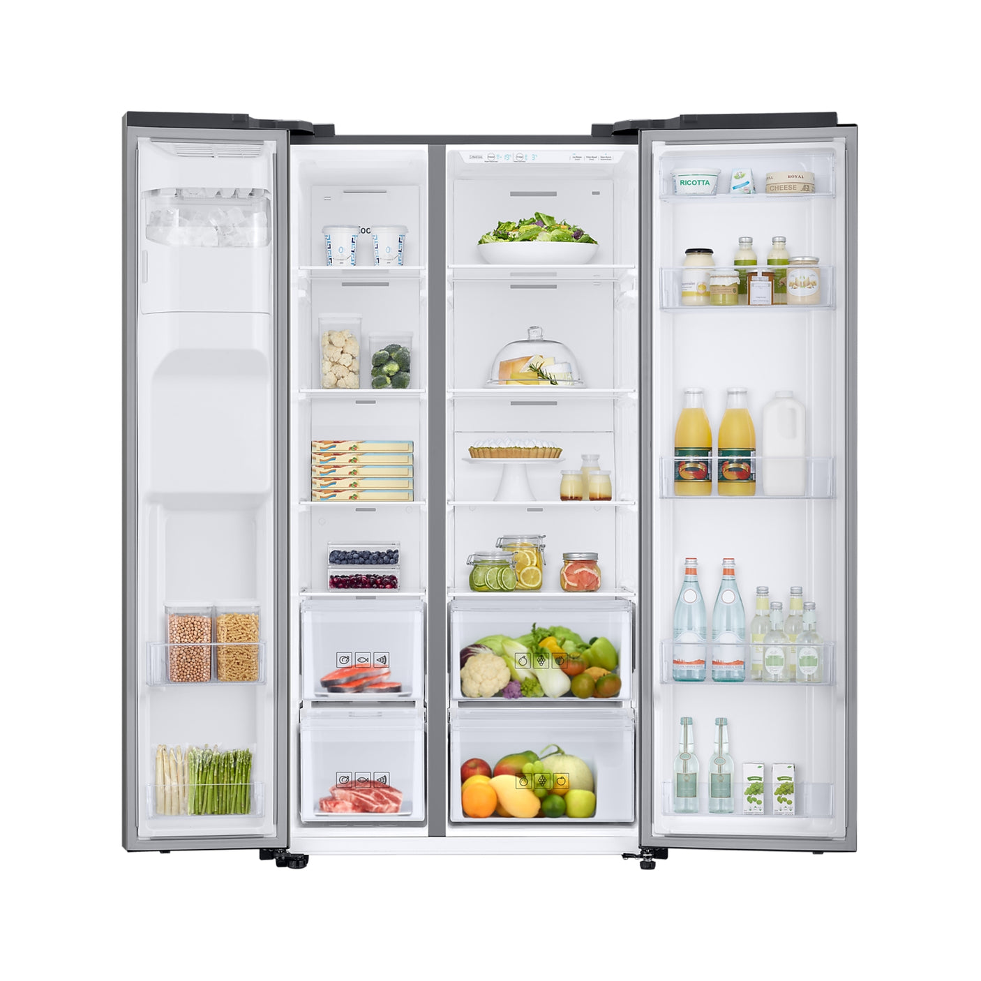 SAMSUNG Side by Side Serie 8000 Silver (RS68N8221SL/EF)