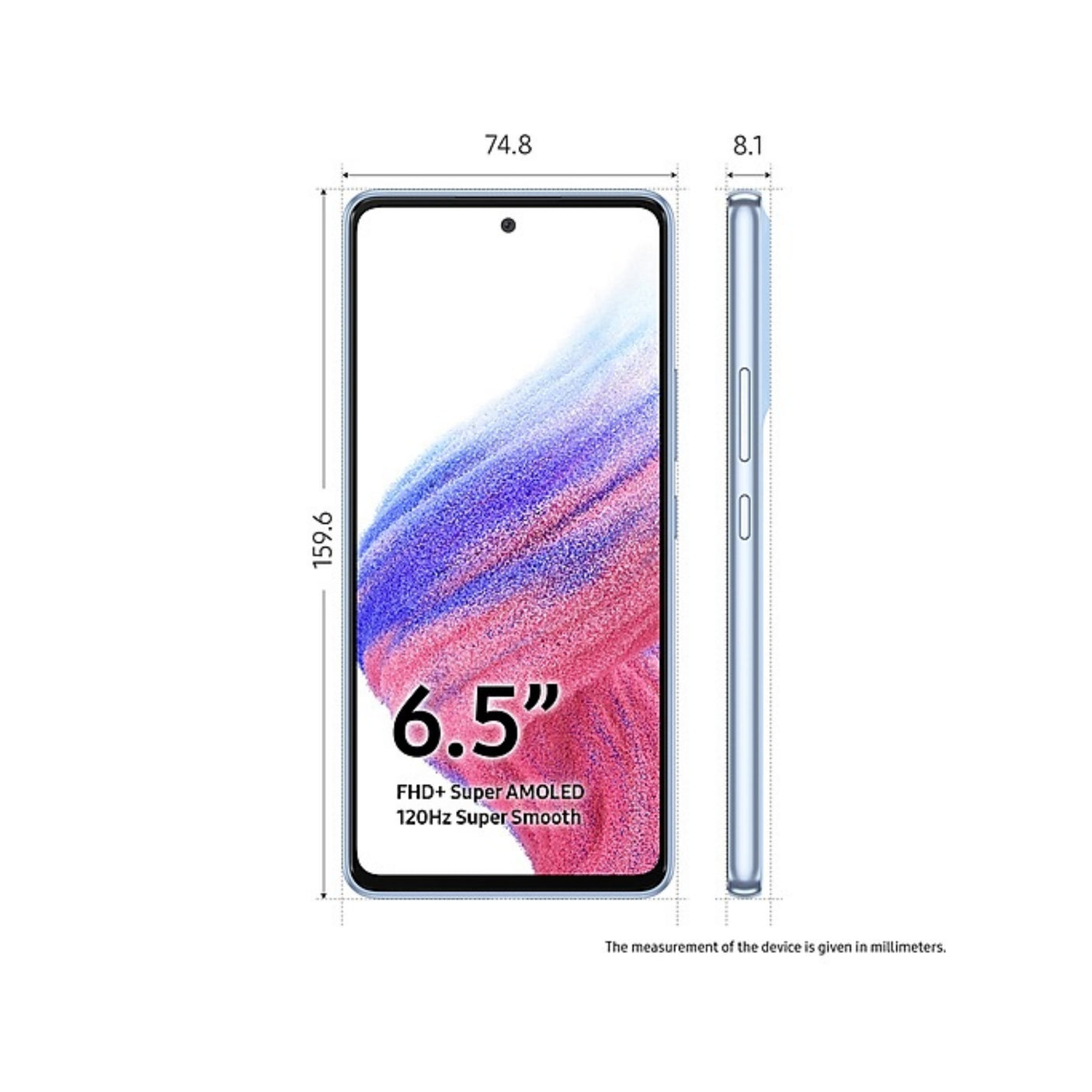 SAMSUNG Galaxy A53 5G Awesomeblue 128 GB