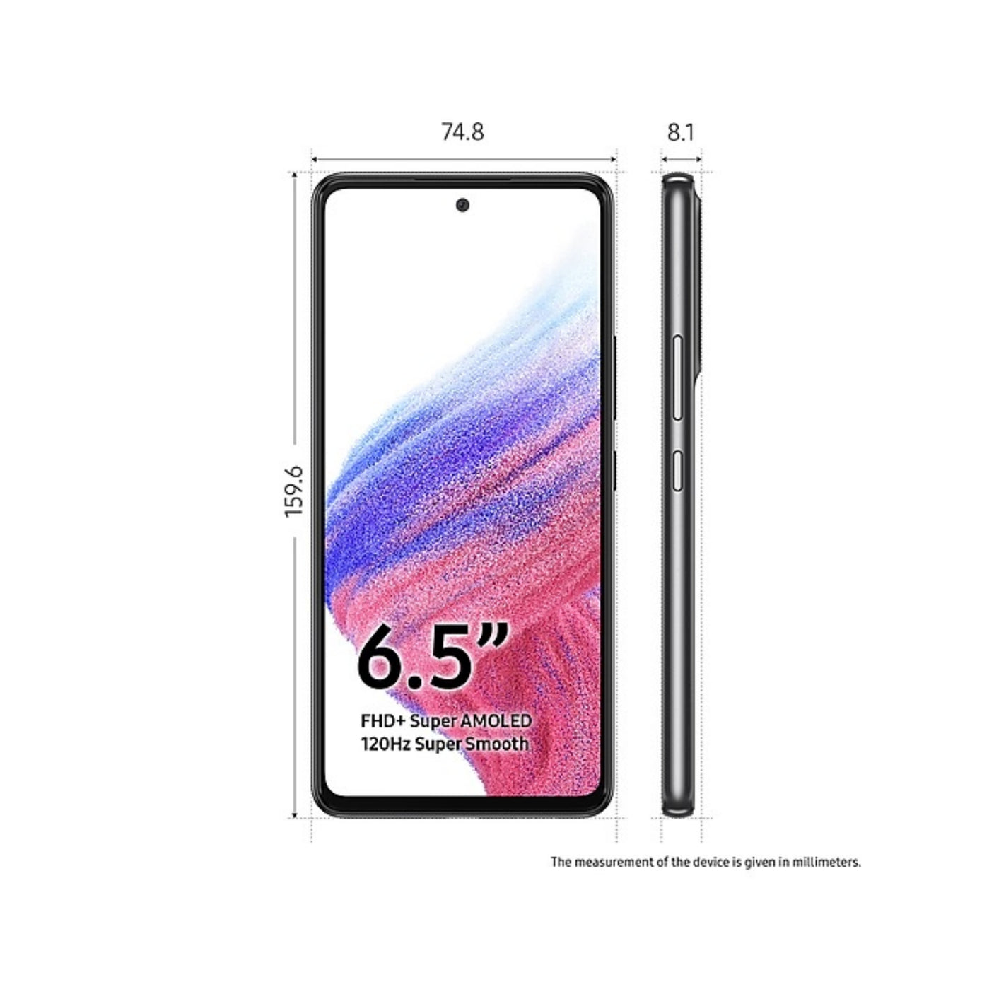 SAMSUNG Galaxy A53 5G Awesomeblack 128 GB