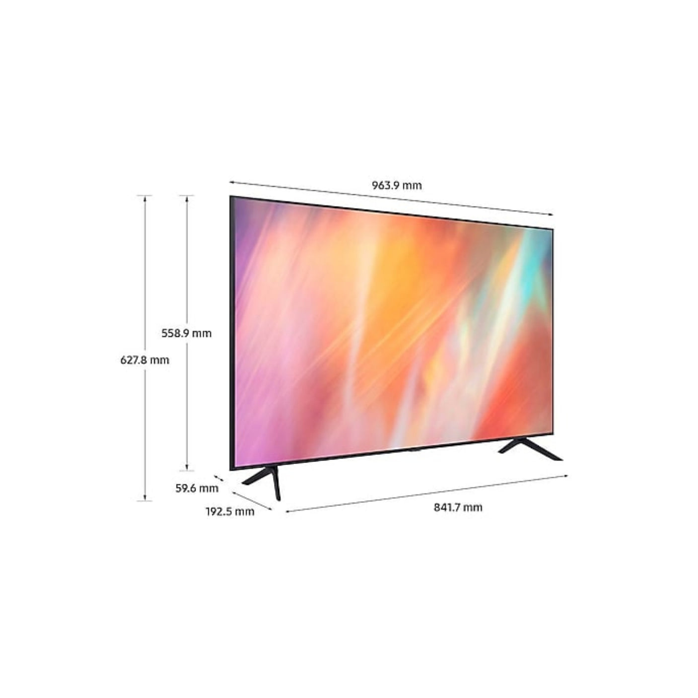 SAMSUNG UHD 4K 43" AU7170 2021