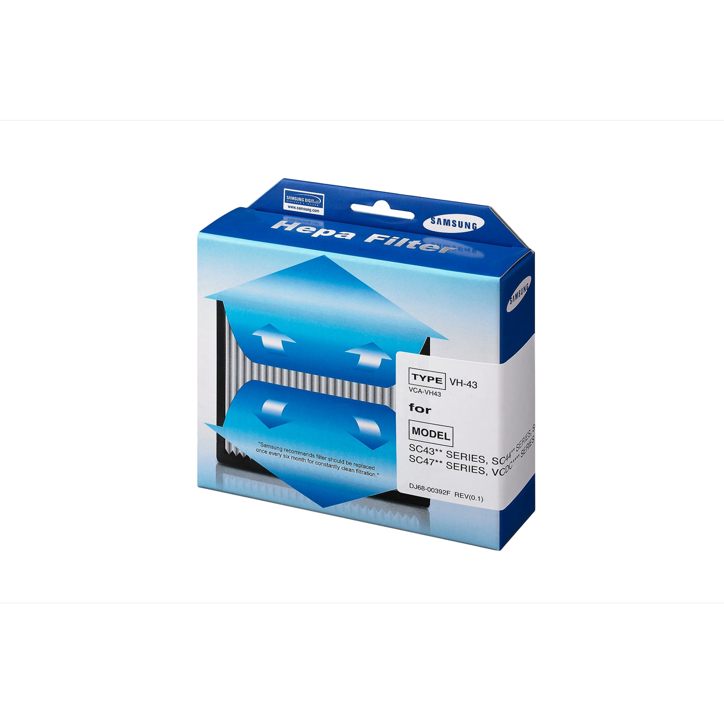 SAMSUNG Filtro HEPA per aspirapolvere a traino VCA-VH43