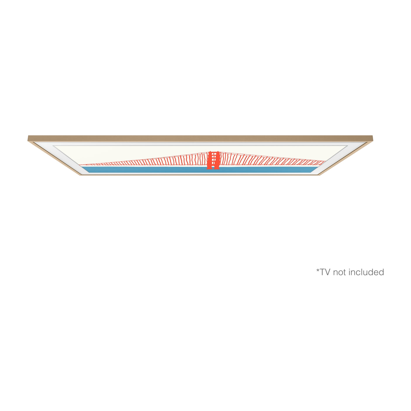 SAMSUNG Cornice 2021 The Frame 43" Beige Modern