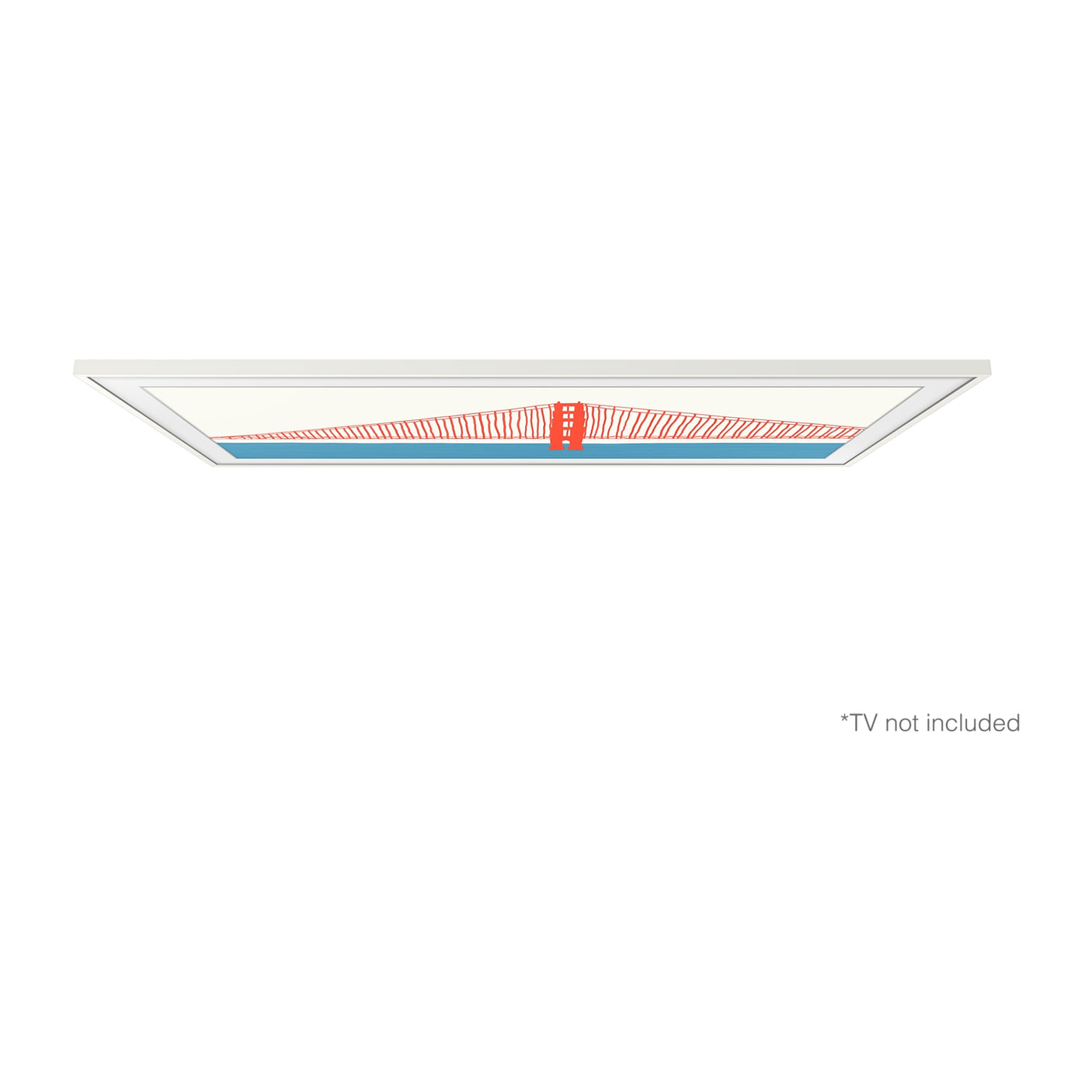 SAMSUNG Cornice 2021 The Frame 50" Bianco Modern