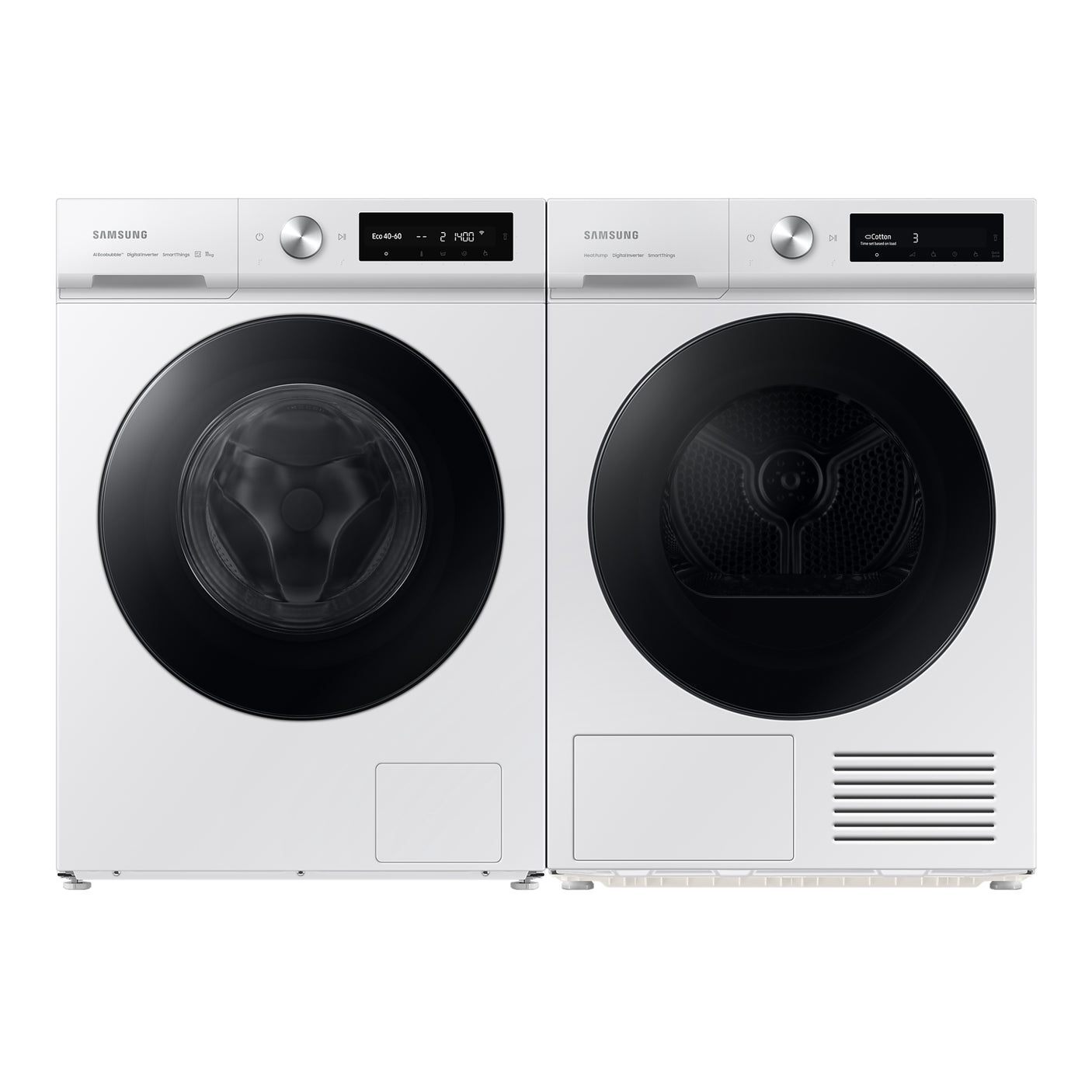 SAMSUNG Lavatrice BESPOKE AI Ecodosatore 11Kg WW11BB744DGW White