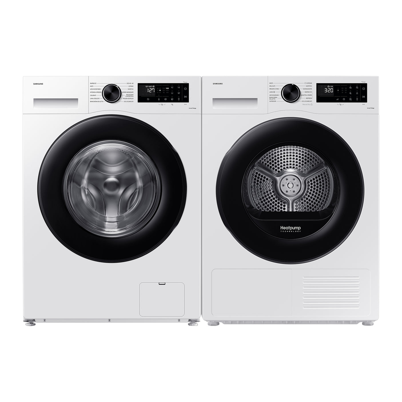 SAMSUNG Lavatrice Crystal Clean 8 kg WW80CGC04DAEET White