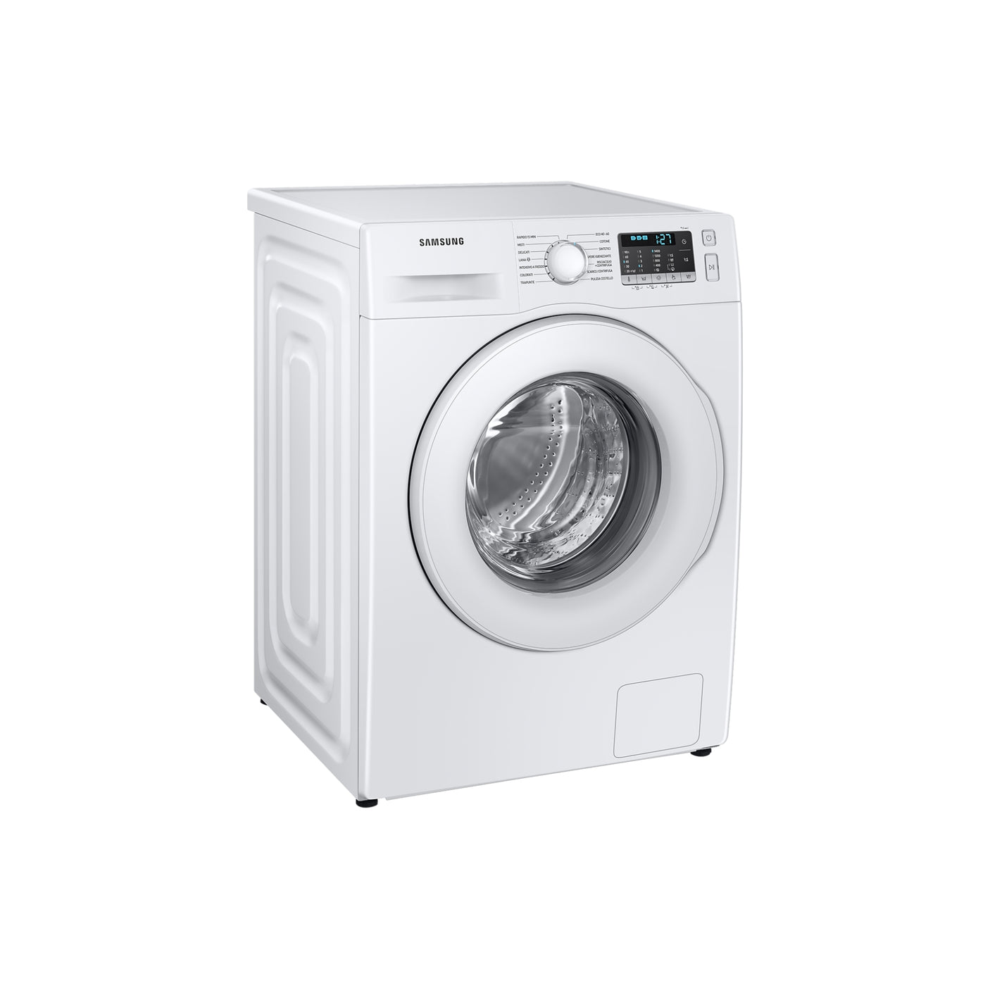 SAMSUNG Lavatrice Crystal Clean 8 Kg WW80TA046TT Silver