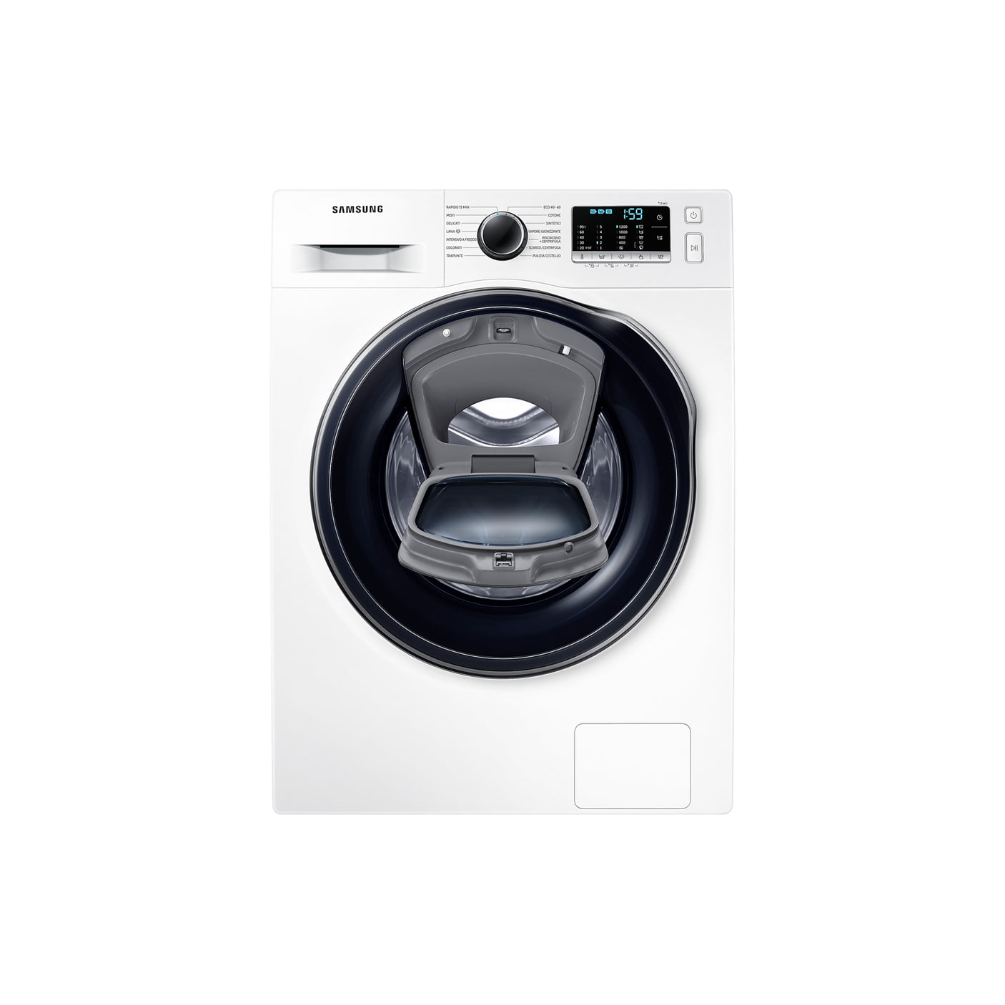 SAMSUNG Lavatrice AddWash Slim 8 Kg WW8NK52E0VW White