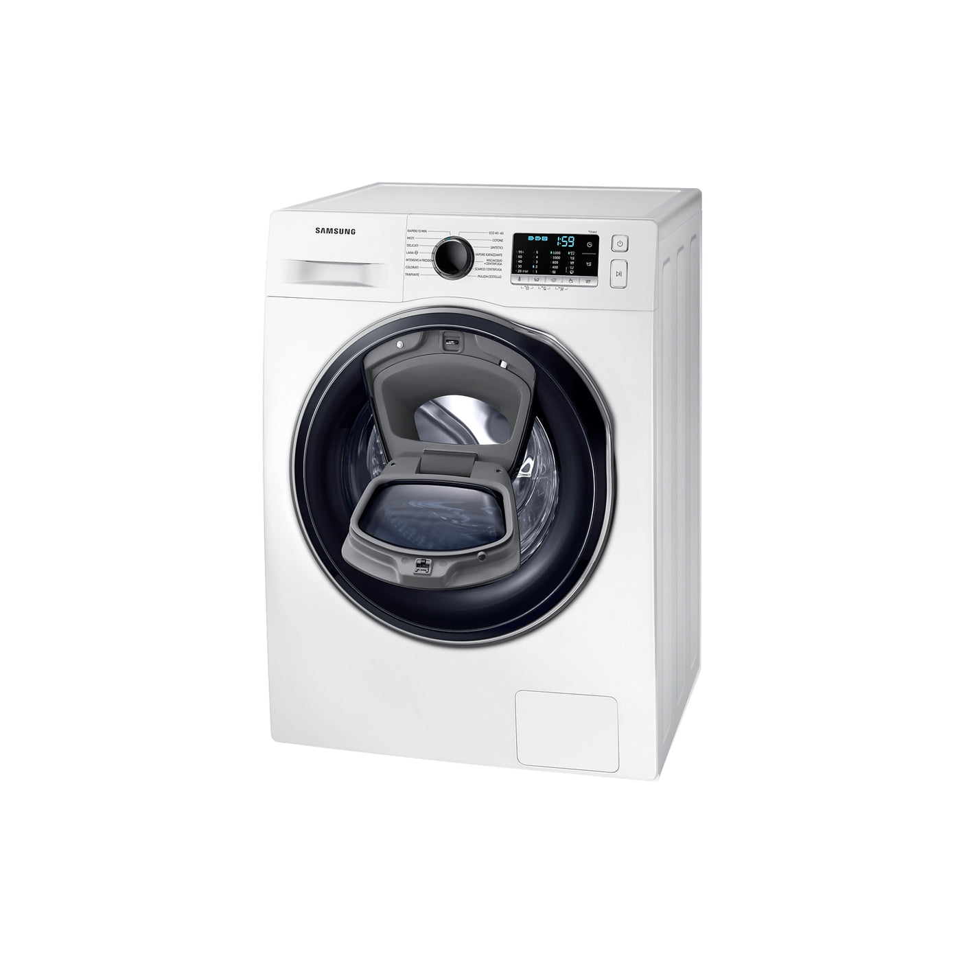 SAMSUNG Lavatrice AddWash Slim 8 Kg WW8NK52E0VW White