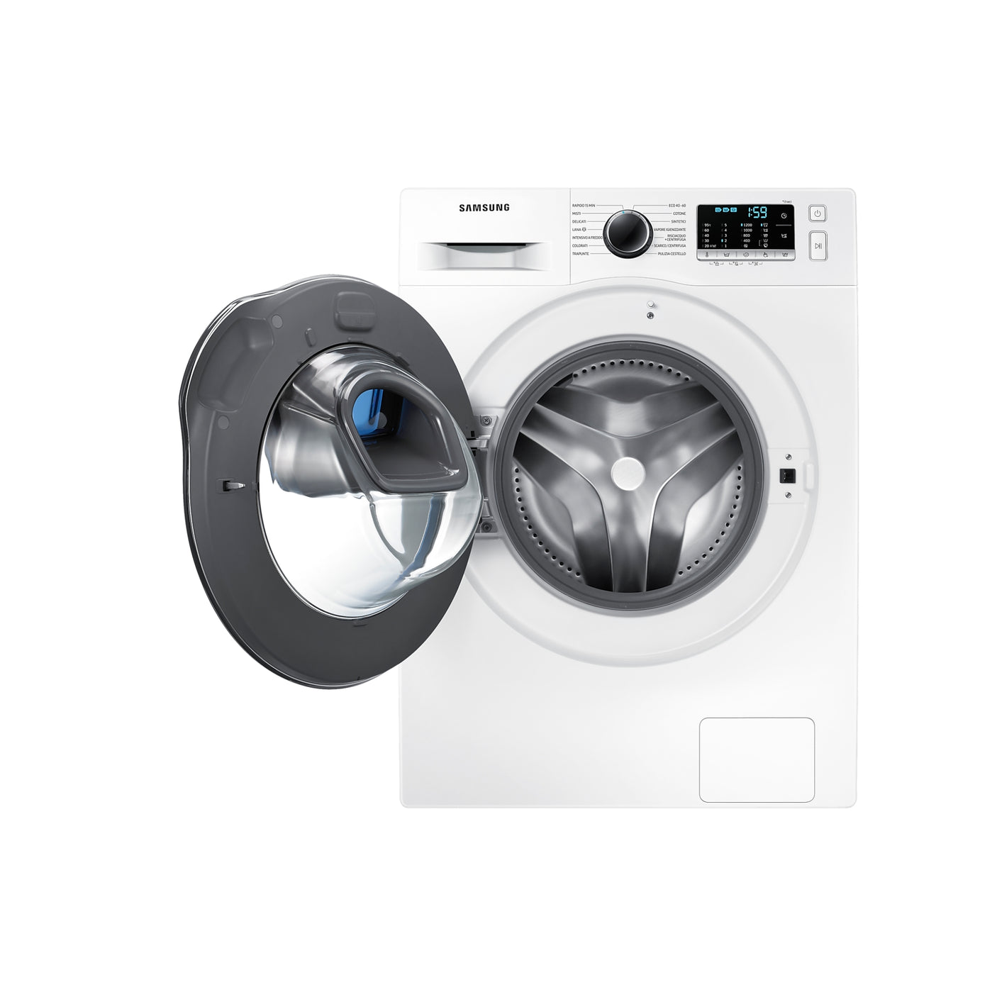 SAMSUNG Lavatrice AddWash Slim 8 Kg WW8NK52E0VW White