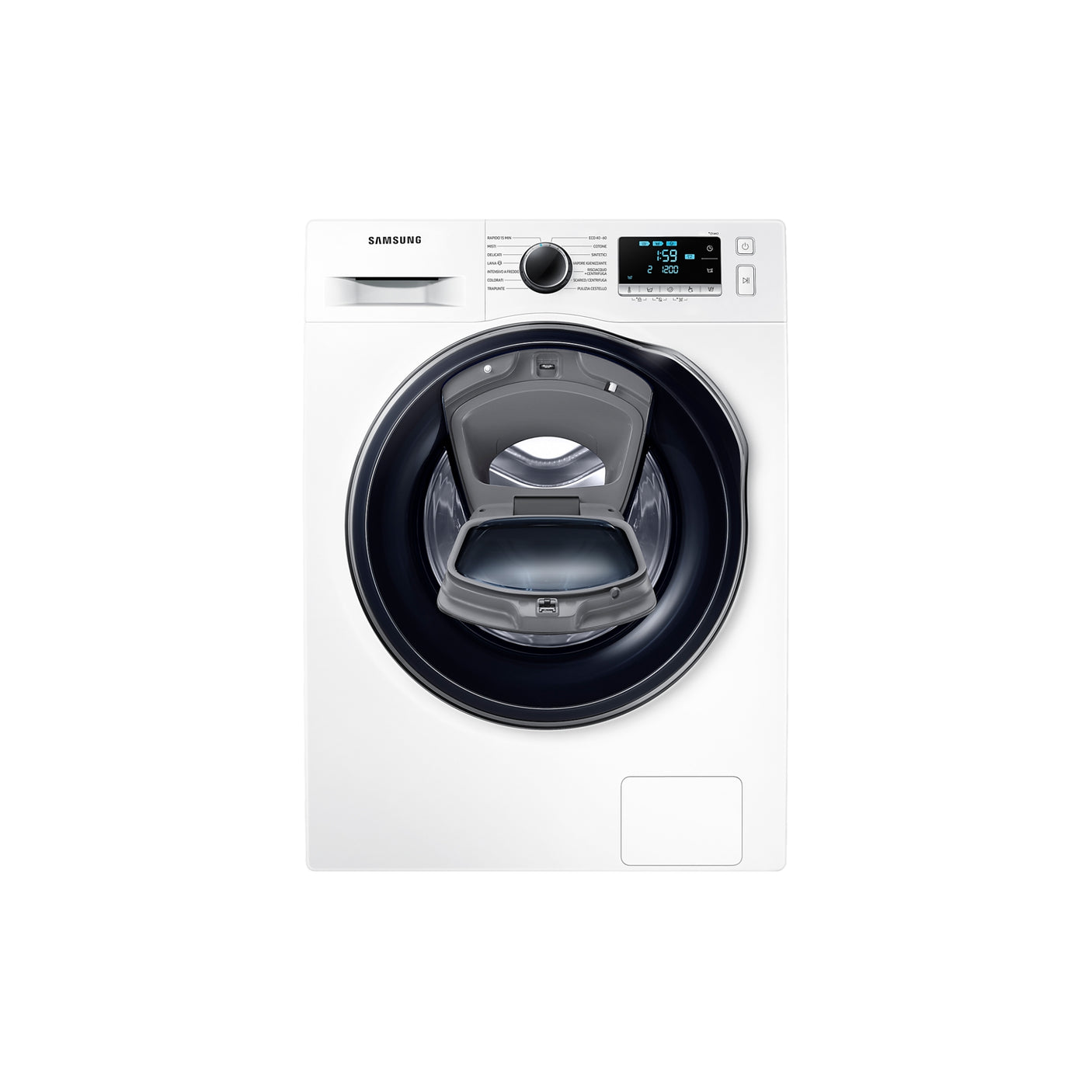 SAMSUNG Lavatrice AddWash Slim 8 Kg WW8NK62E0RW/ET White