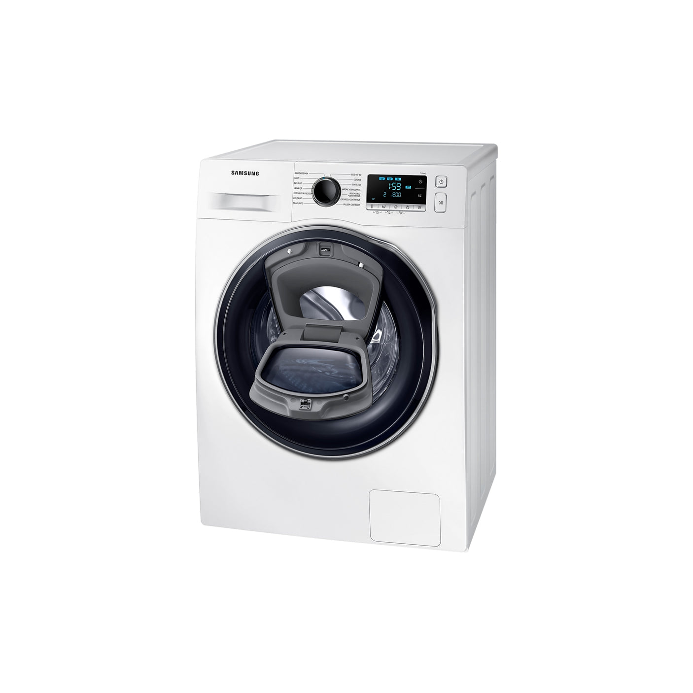 SAMSUNG Lavatrice AddWash Slim 8 Kg WW8NK62E0RW/ET White