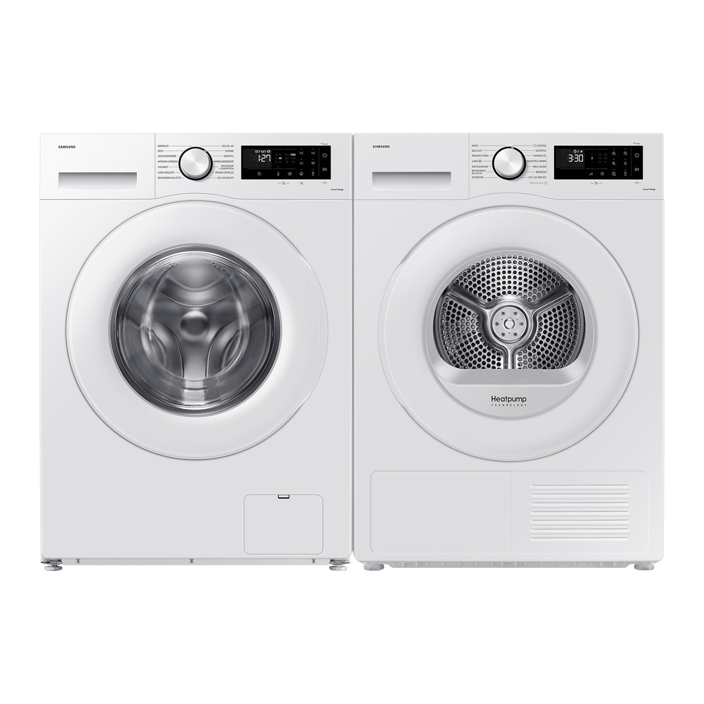 SAMSUNG Lavatrice Crystal Clean 9 kg WW90CGC04DTEET White