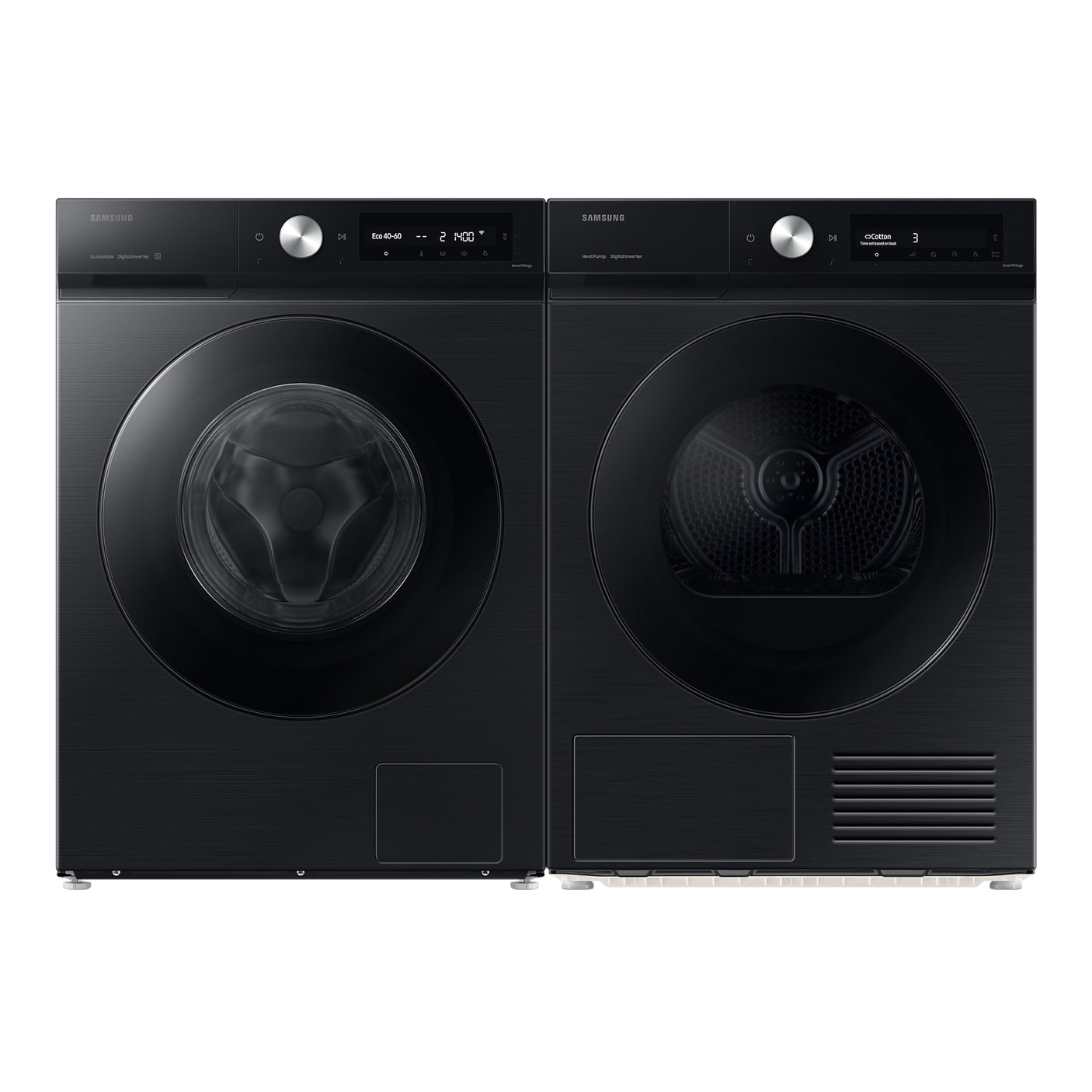 SAMSUNG Lavatrice BESPOKE AI Ecodosatore 9Kg WW90DB7U94GBU3 Black