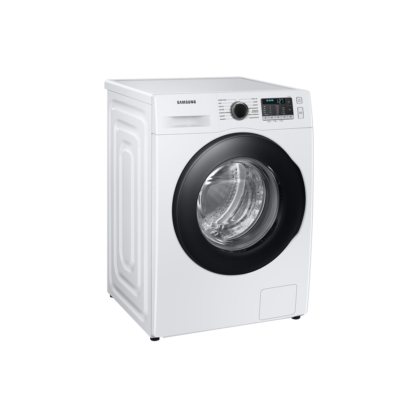 SAMSUNG Lavatrice Crystal Clean 9 Kg WW90TA046AT Silver