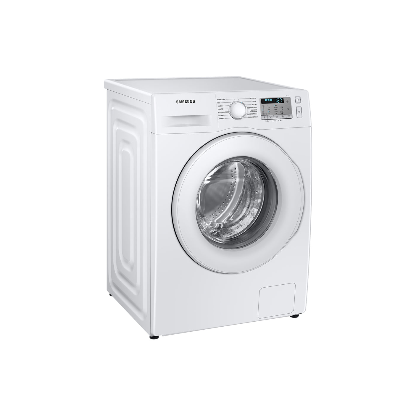 SAMSUNG Lavatrice Crystal Clean 9 Kg WW90TA046TH White