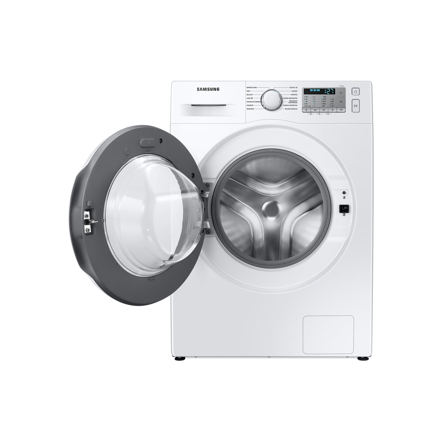 SAMSUNG Lavatrice Crystal Clean 9 Kg WW90TA046TH White
