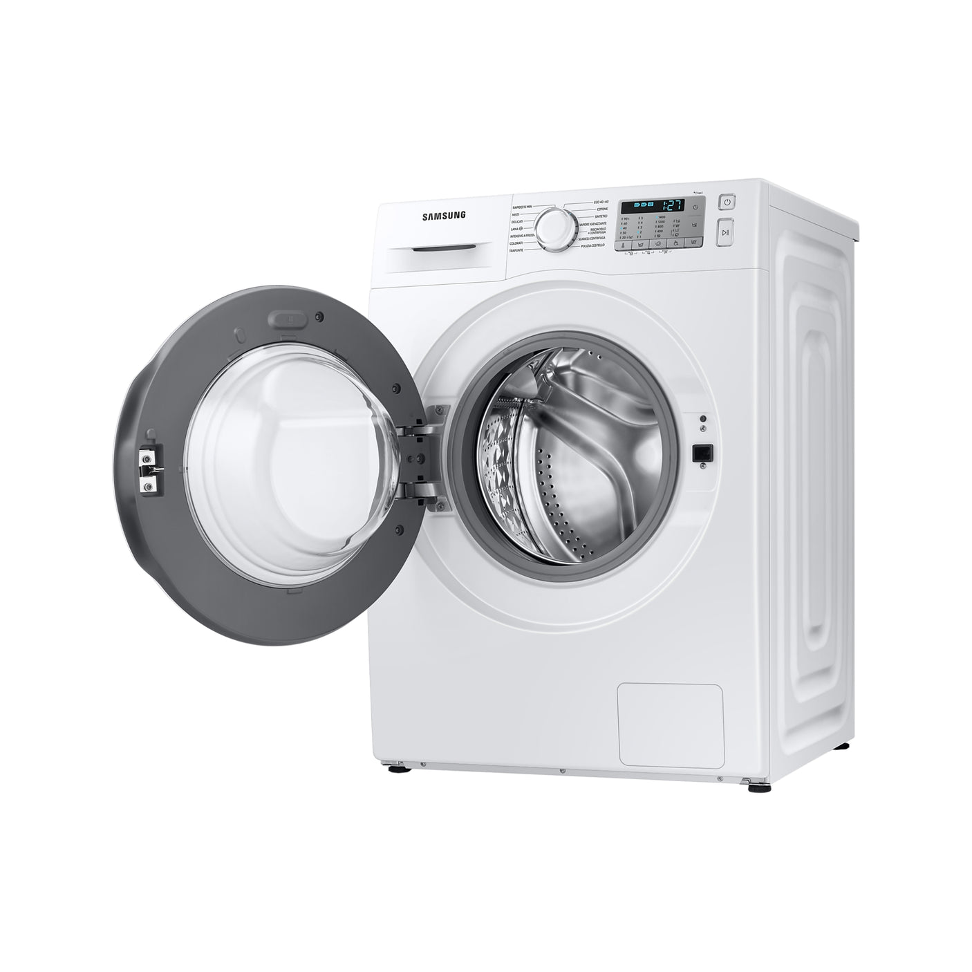 SAMSUNG Lavatrice Crystal Clean 9 Kg WW90TA046TH White