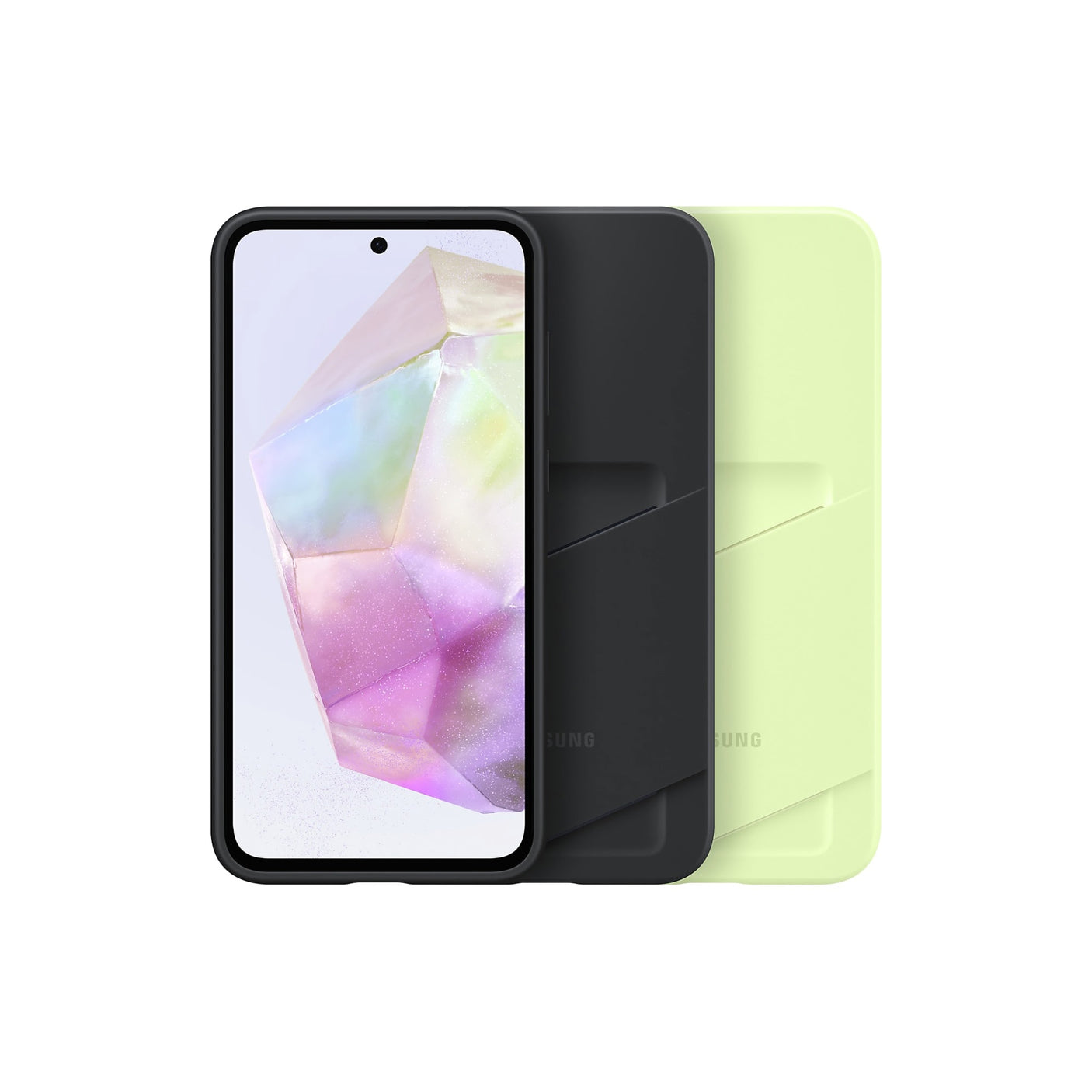 SAMSUNG Custodia Card Slot Galaxy A35 5G Lime