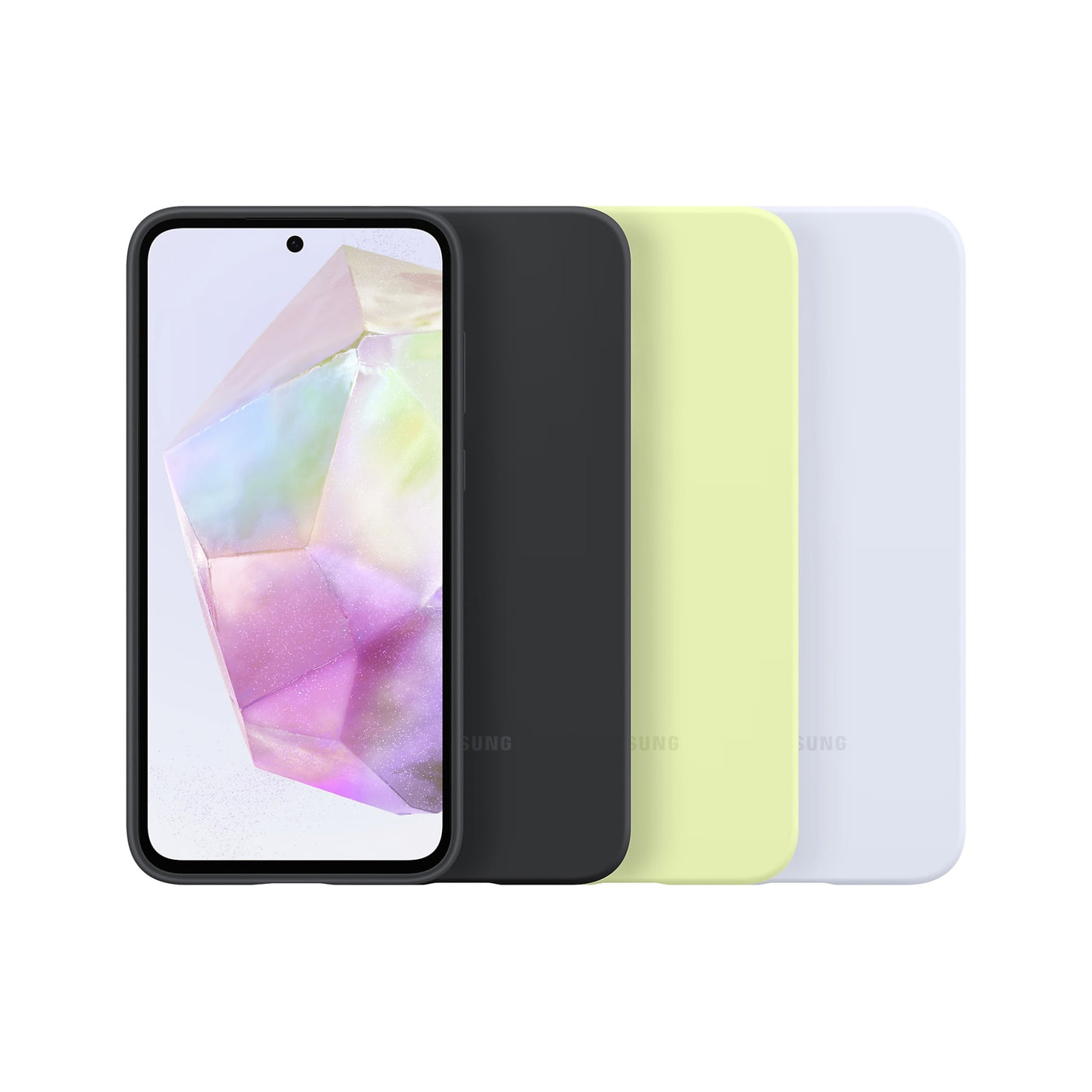 SAMSUNG Custodia in Silicone Galaxy A35 5G Black